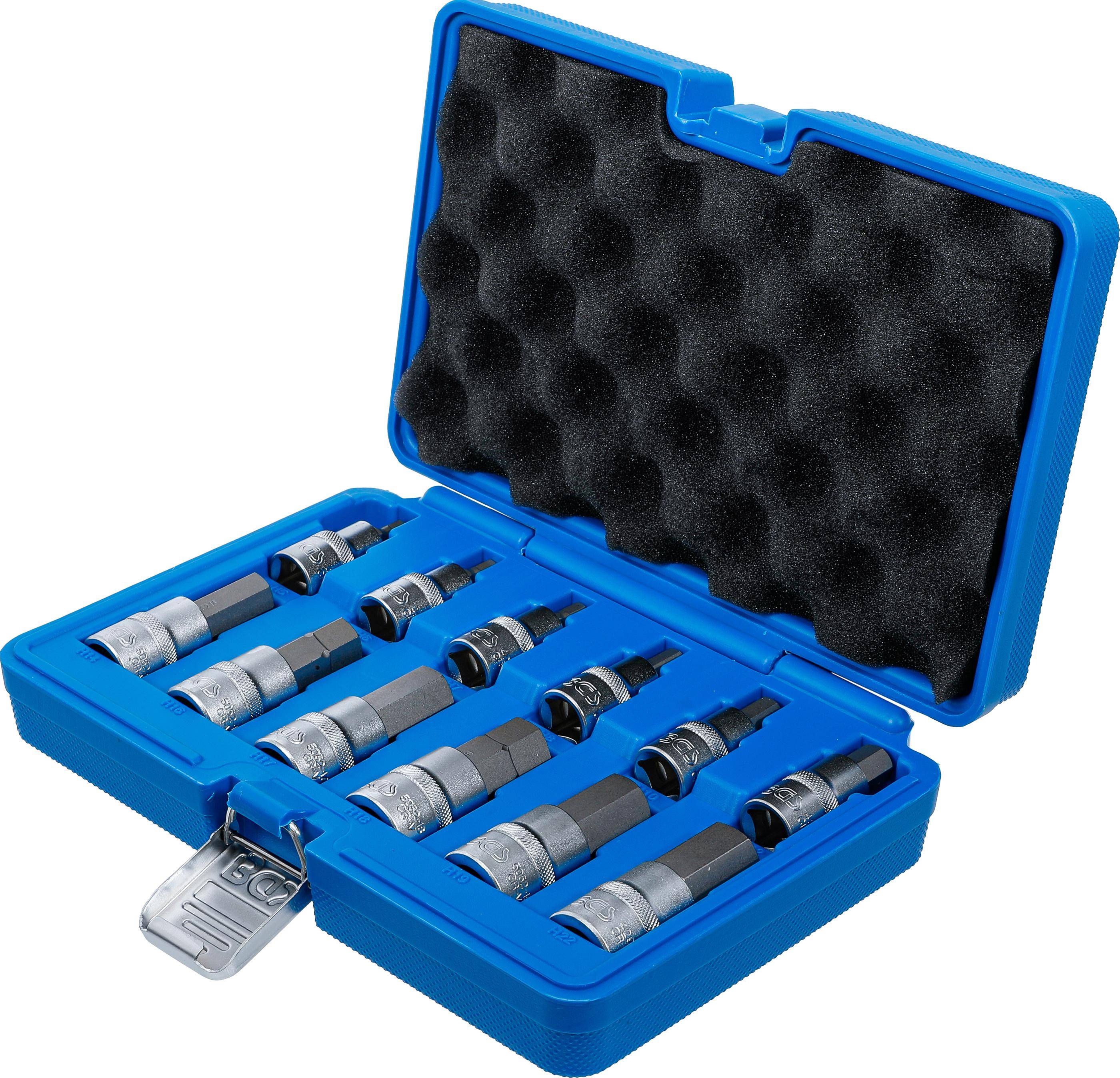 BGS technic Bit-Einsatz-Satz | Antrieb Innenvierkant 12,5 mm (1/2") |