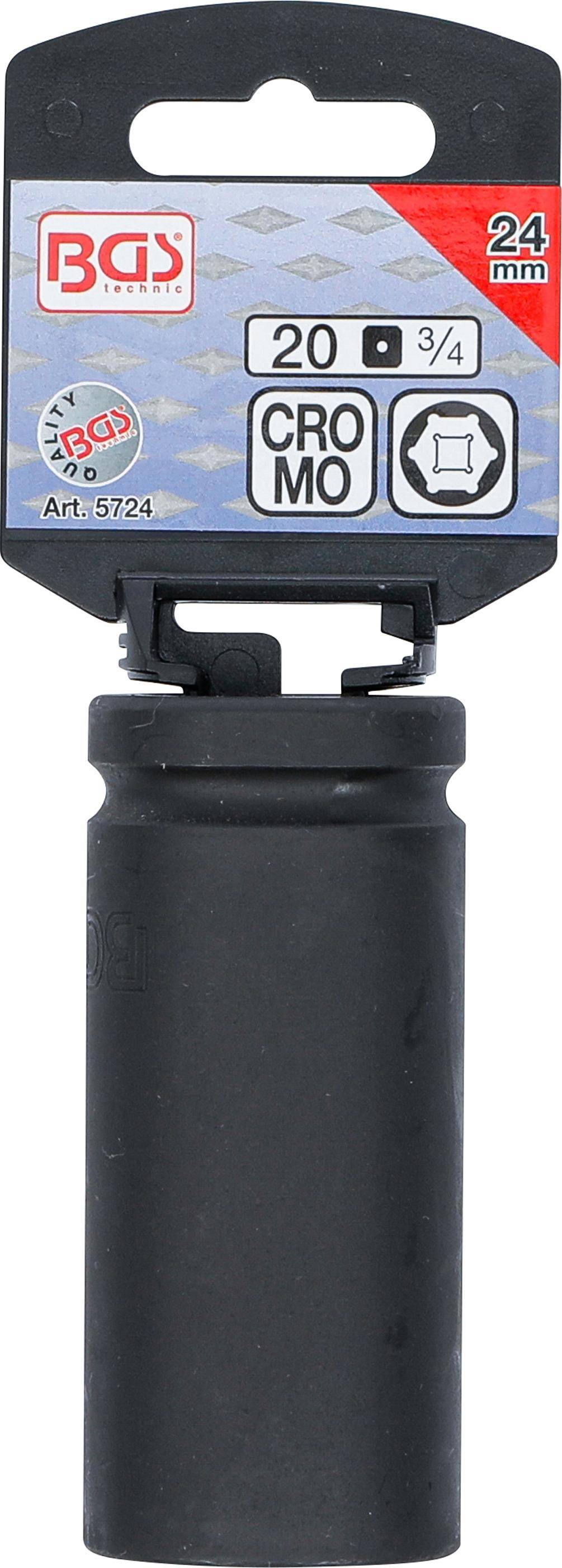 BGS Kraft-Steckschlssel-Einsatz Sechskant, tief | Antrieb