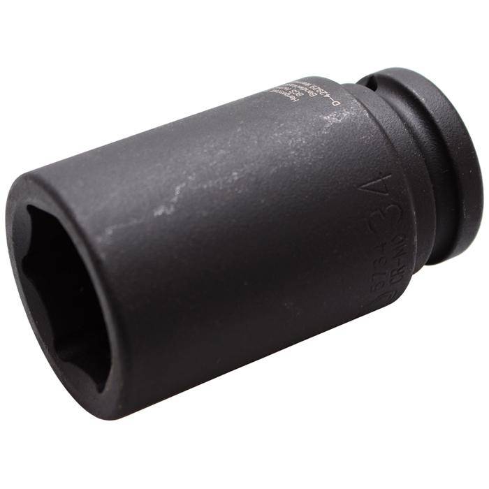 Kraft-Einsatz - tief - 3/4" Antrieb - 34 mm - CR-MO-Stahl - phosphatiert - mit Rille und Bohrung für Haltekugel