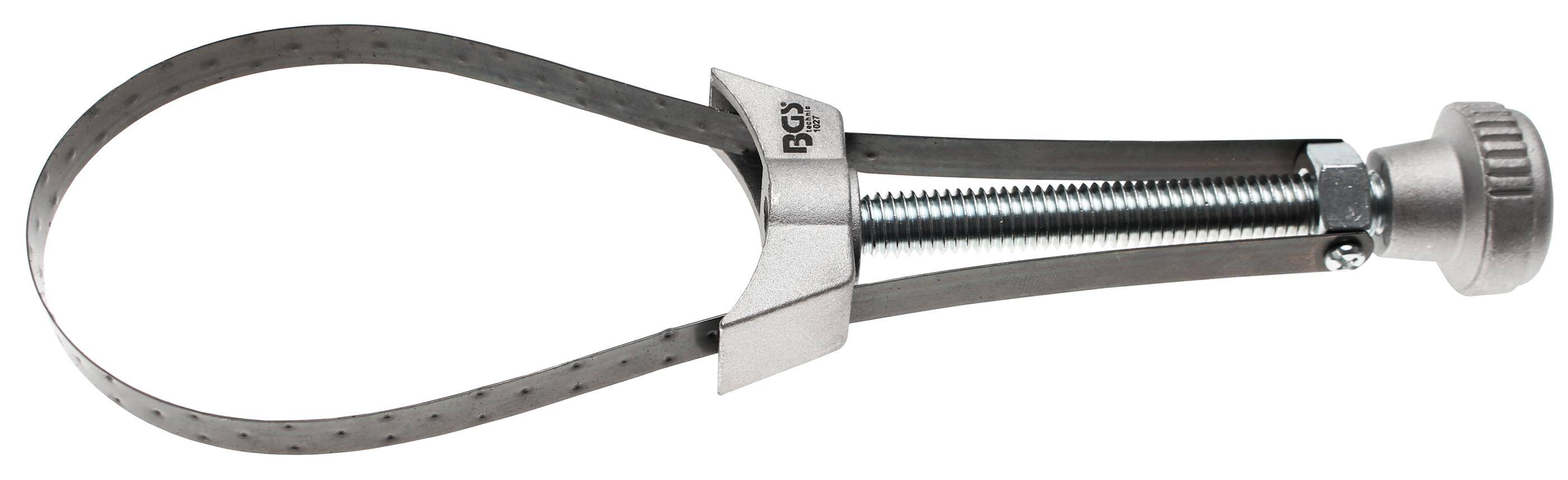 BGS lfilter-Bandschlssel | Federbandstahl | Alu-Druckguss | 110 - 155