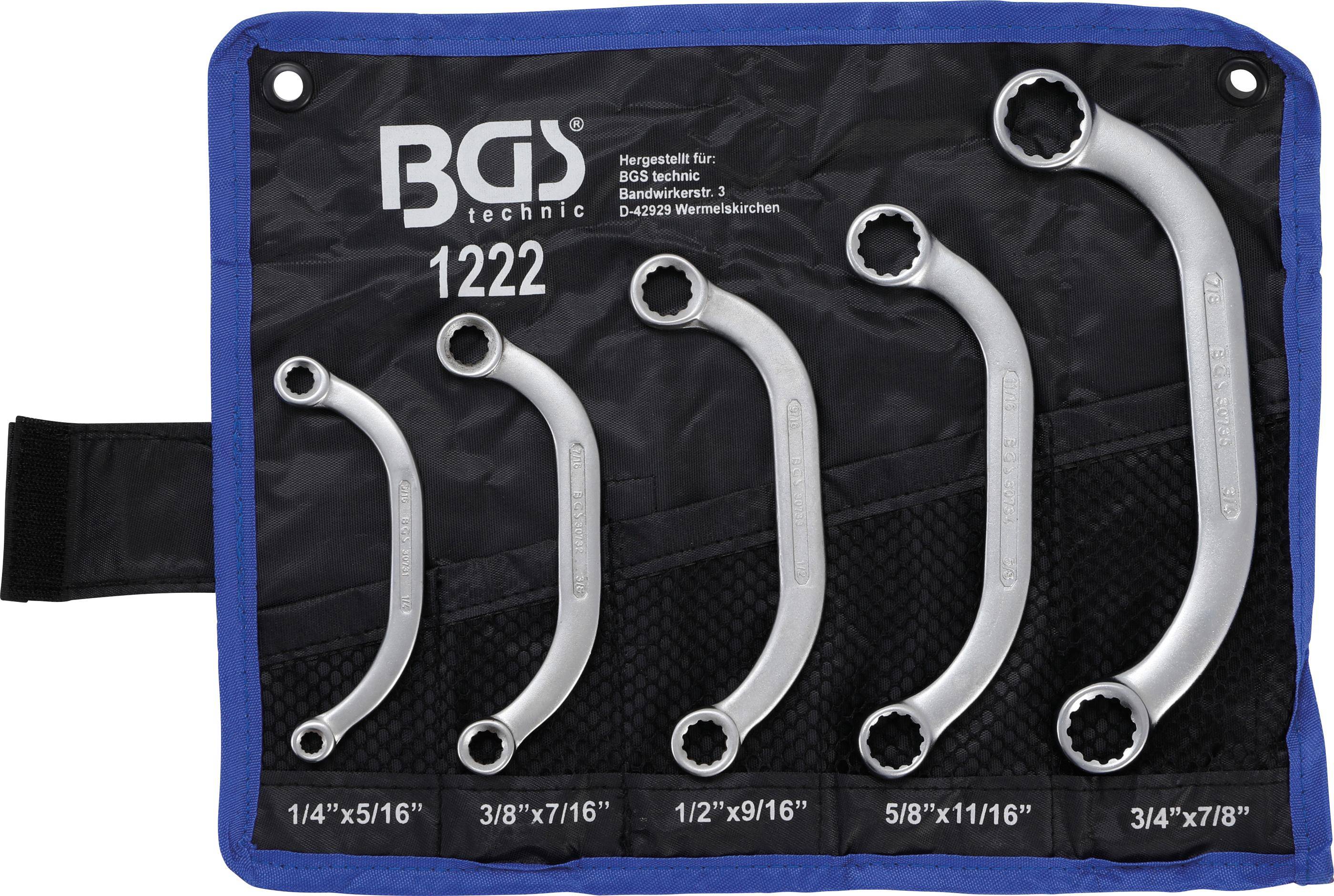 BGS Starter- und Blockschlssel-Satz | Zollgren | SW 1/4" - 7/8" |