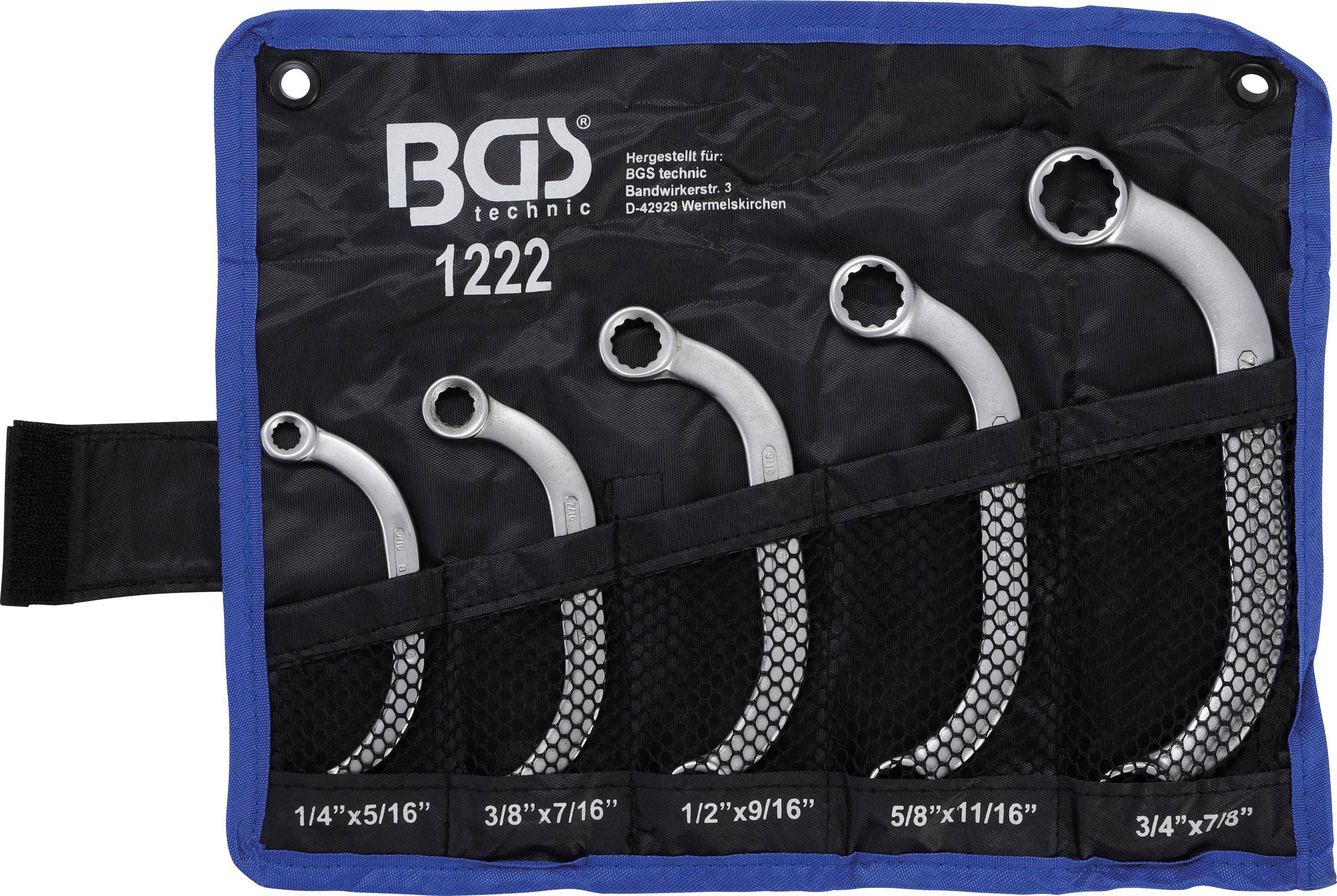 BGS Starter- und Blockschlssel-Satz | Zollgren | SW 1/4" - 7/8" |