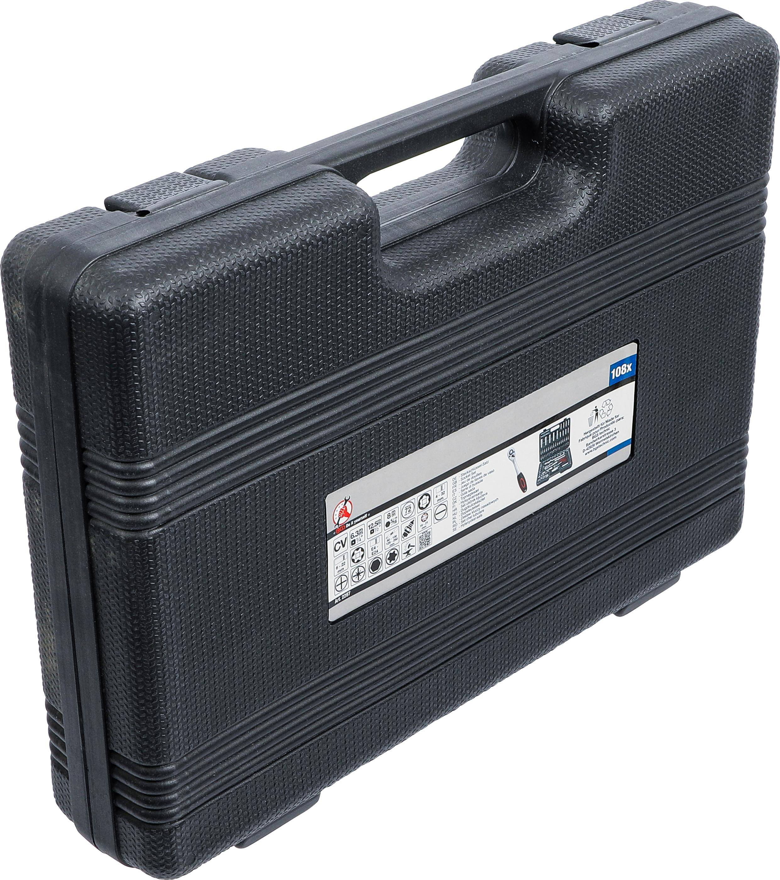 BGS Do It Yourself Steckschlüssel-Satz | Antrieb 6,3 mm (1/4") / 12,5