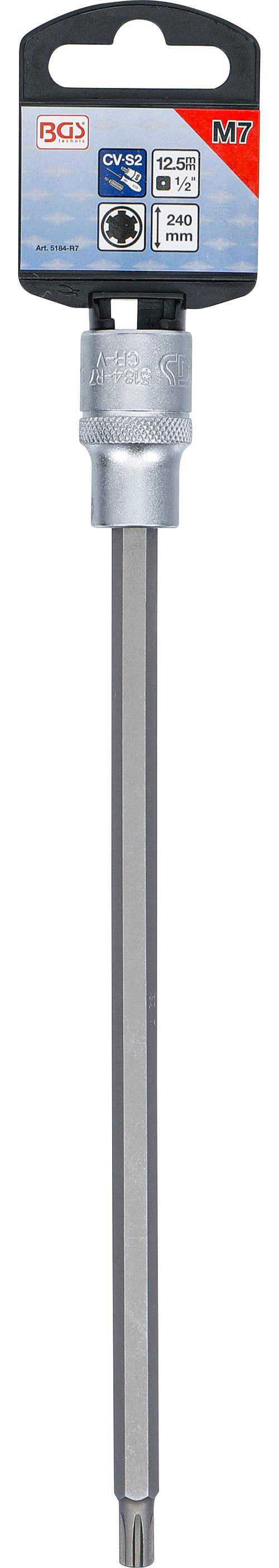Eine vertikale, graue metallische Stange oder Stab, die in Nahaufnahme gezeigt wird.