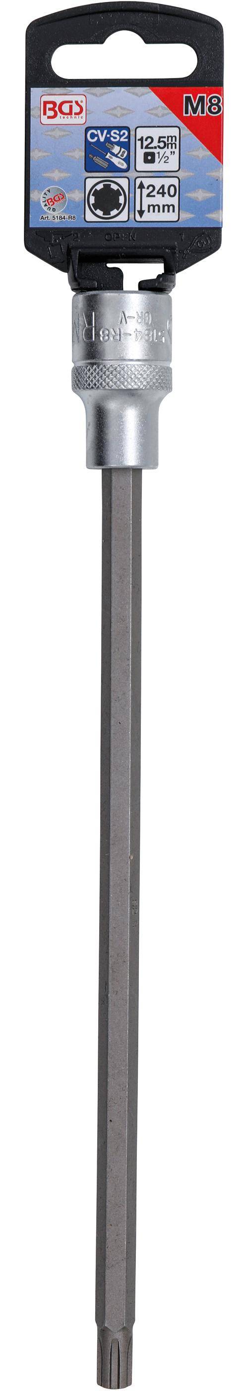 BGS Bit-Einsatz | Länge 240 mm | Antrieb Innenvierkant 12,5 mm (1/2")
