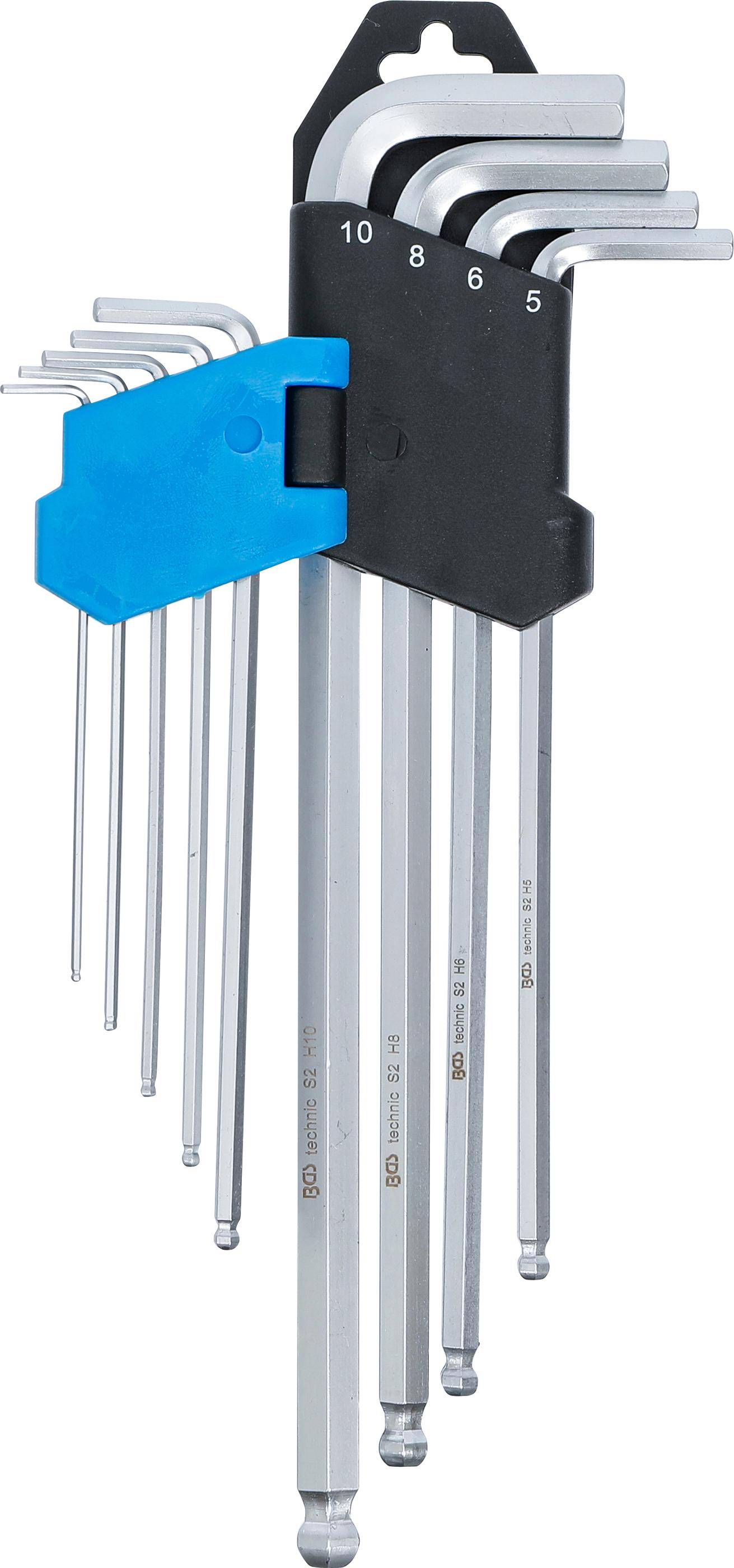 BGS Winkelschlüssel-Satz | extra lang | Innensechskant /
