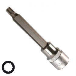 Bit-Einsätze 1/2" Innenvielzahn - 100 mm lang - Innenvielzahn M 5