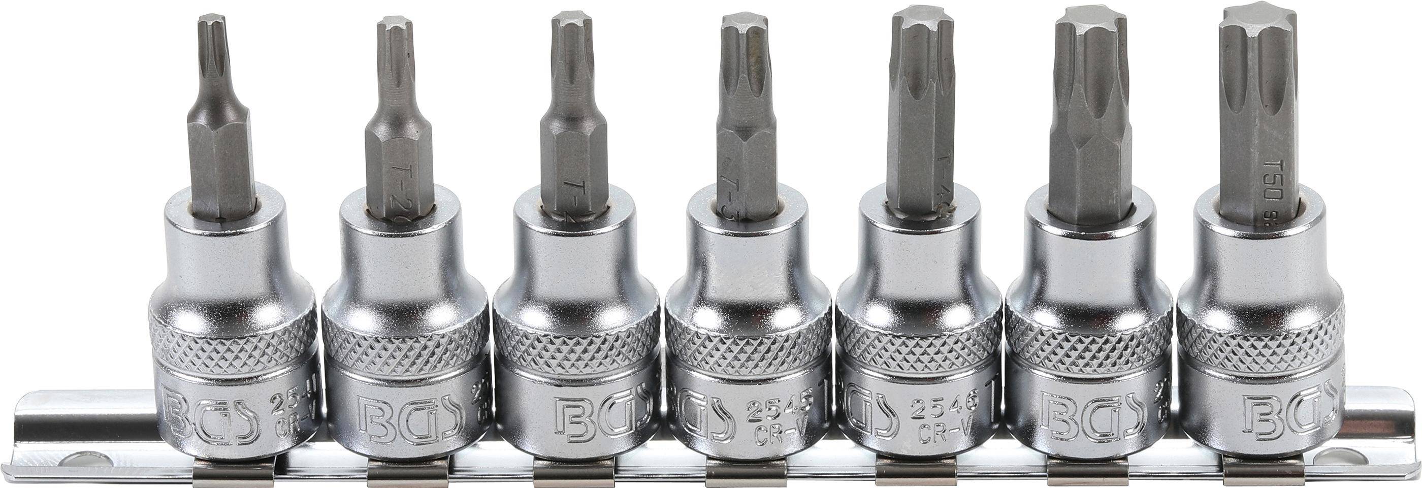 BGS technic Bit-Einsatz-Satz | Antrieb Innenvierkant 10 mm (3/8") |