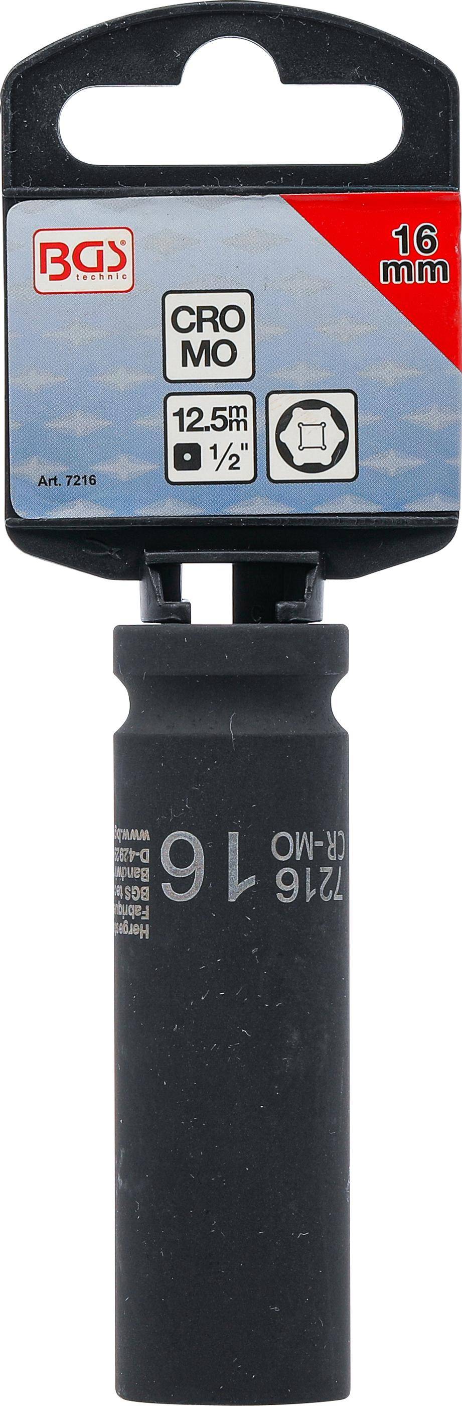 BGS Kraft-Steckschlssel-Einsatz Sechskant, tief | Antrieb