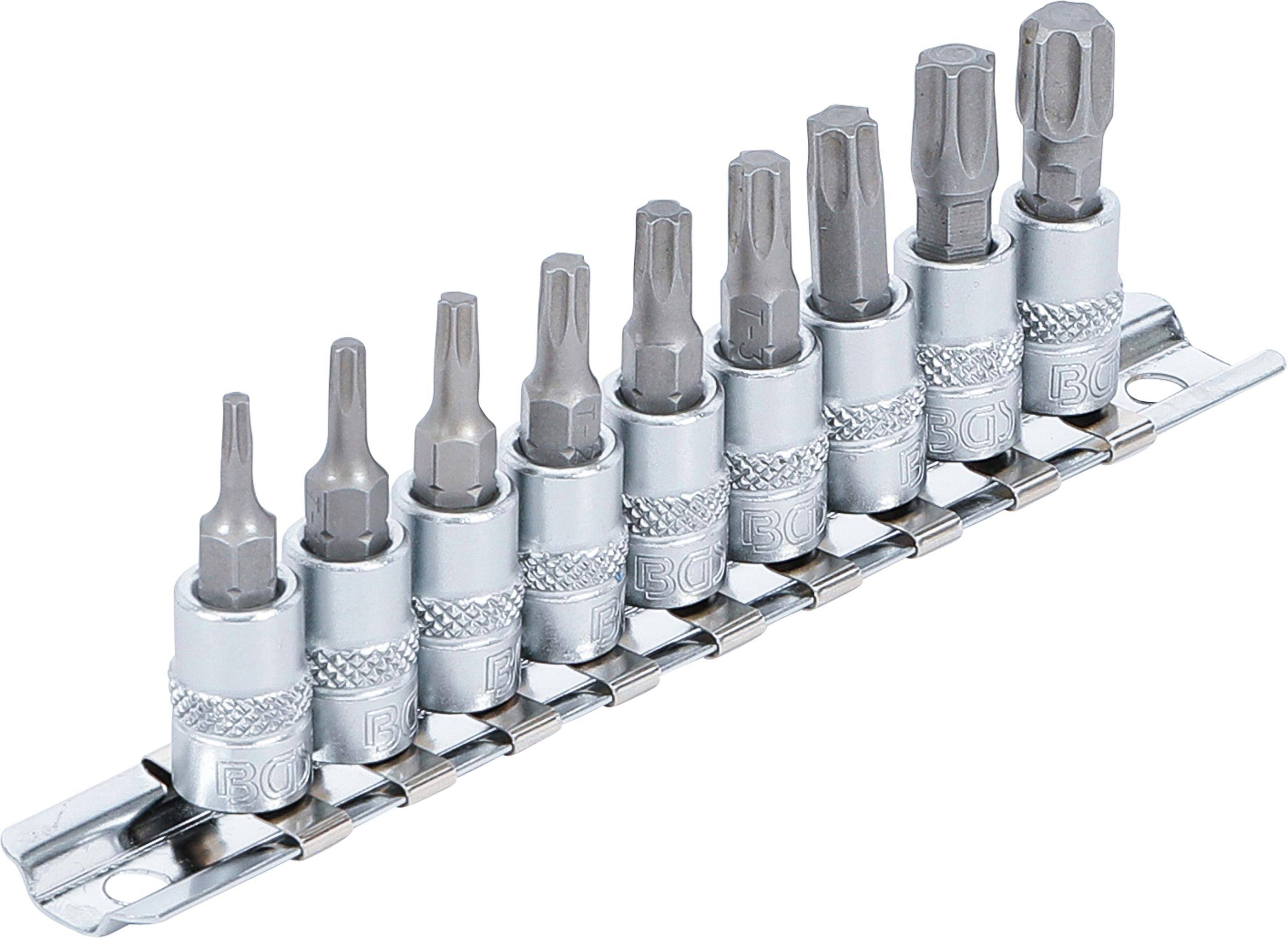 BGS Bit-Einsatz-Satz | Antrieb Innenvierkant 6,3 mm (1/4") | T-Profil