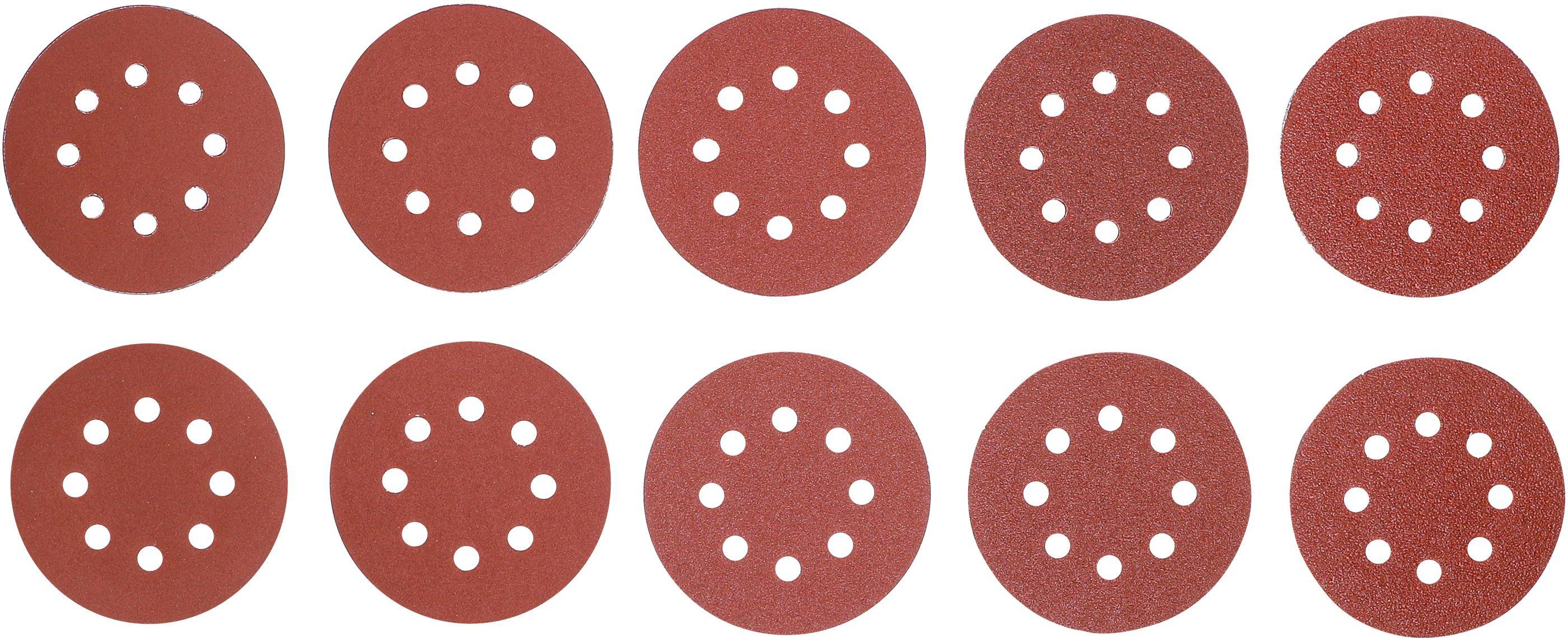 BGS Do It Yourself Schleifblatt-Satz für Exzenterschleifer | Ø 125 mm