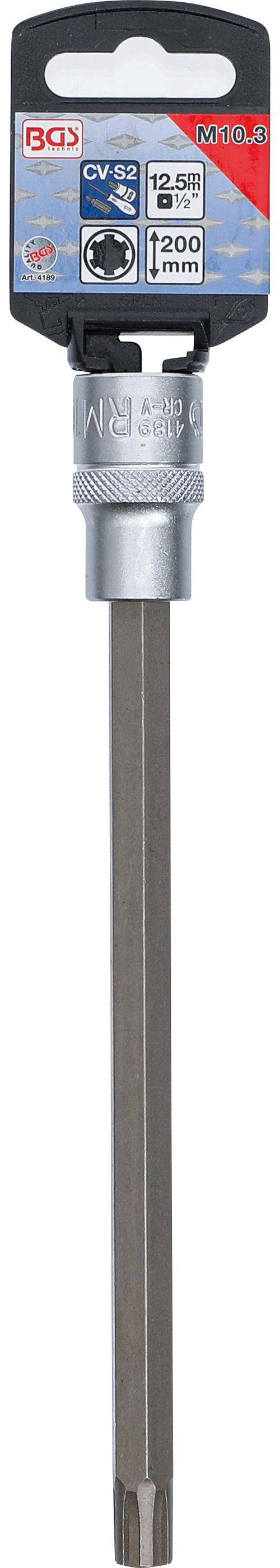 BGS technic Bit-Einsatz | Lnge 200 mm | Antrieb Innenvierkant 12,5 mm