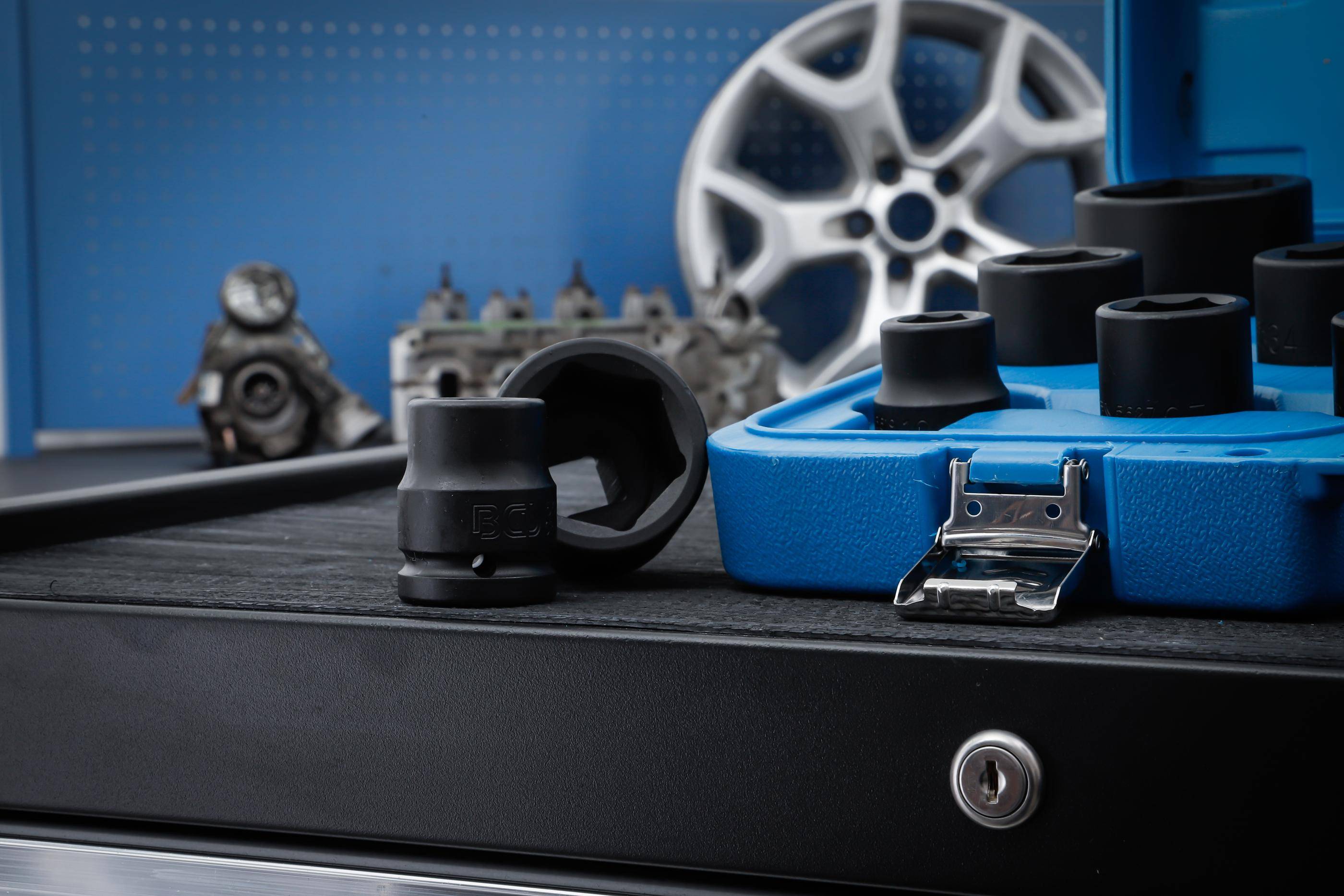 BGS Kraft-Steckschlüssel-Einsatz-Satz | Antrieb Innenvierkant 20 mm