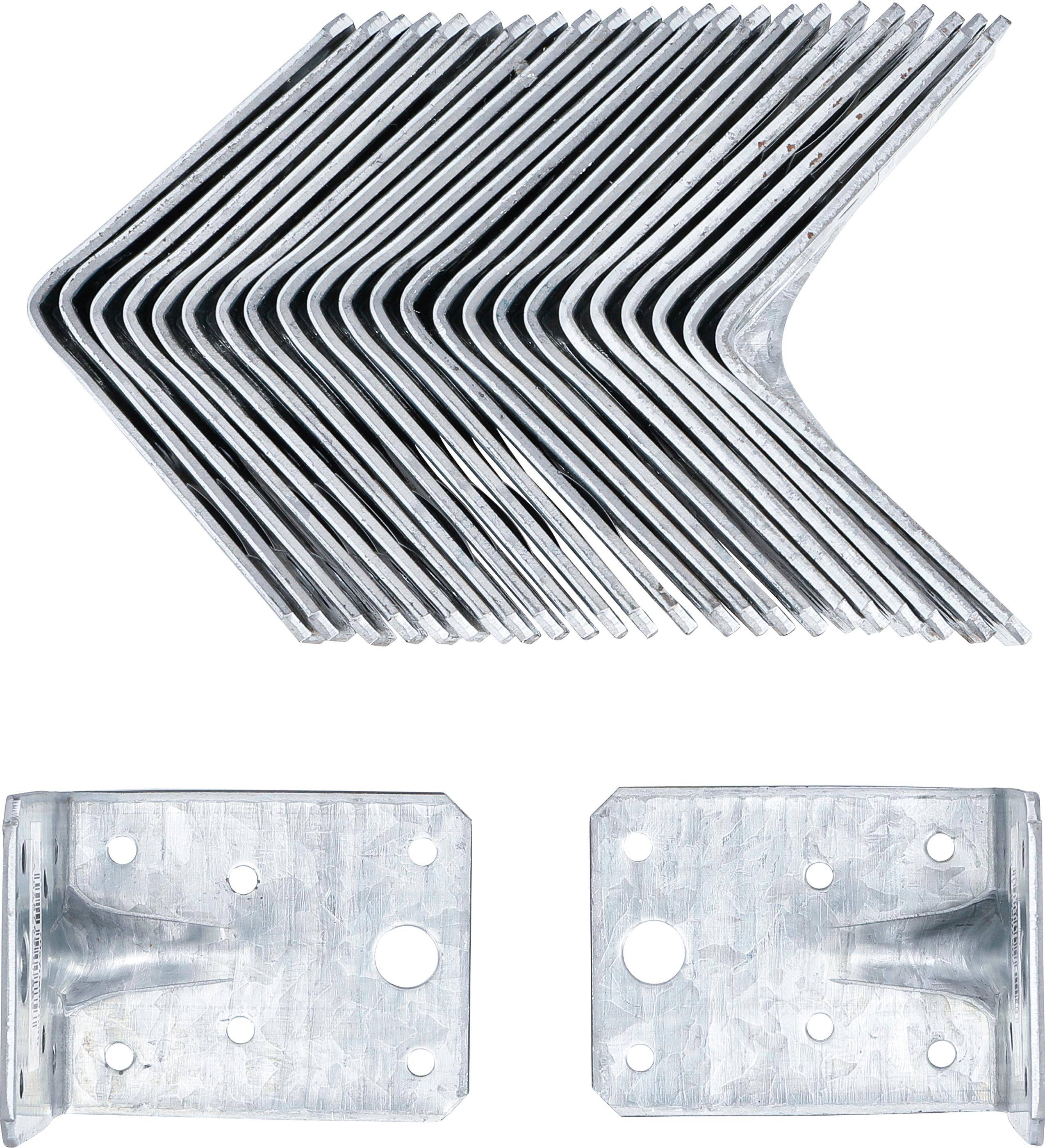 BGS Diy Winkelverbinder | mit Sicke | 70 x 70 x 55 x 2,5 mm |