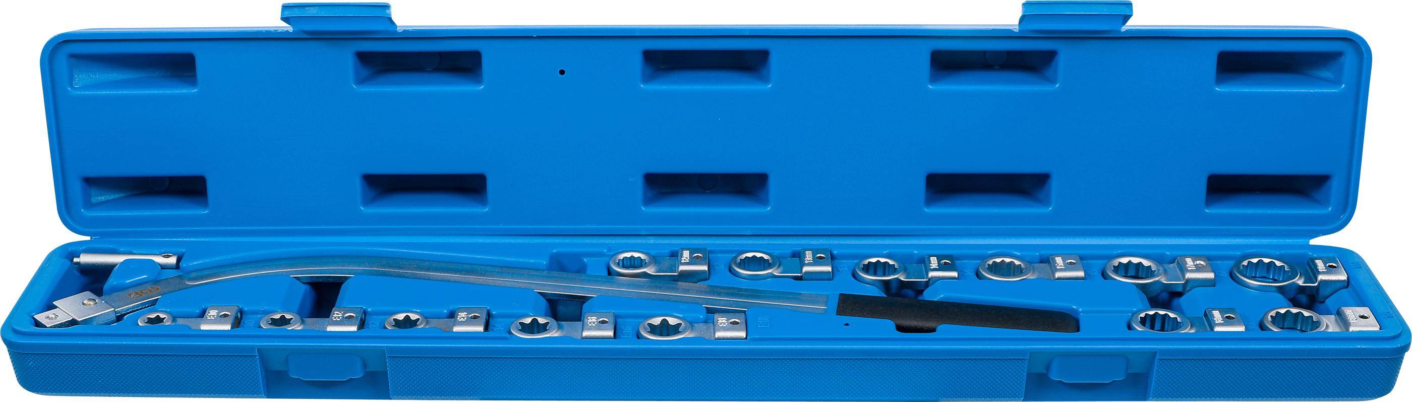 BGS technic Spannrollenschlüssel-Satz | Zwölfkant SW 12 - 19 mm /