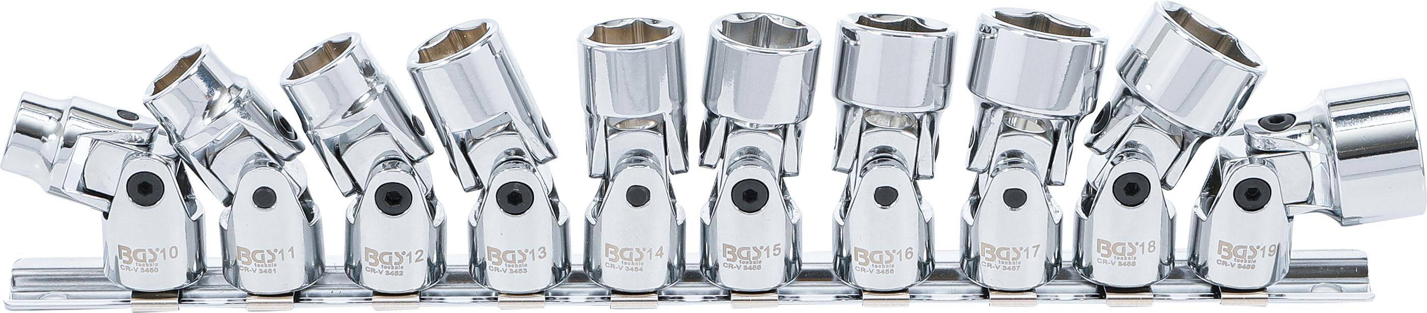 BGS Kardangelenk-Einsatz-Satz Sechskant | Antrieb Innenvierkant 10 mm