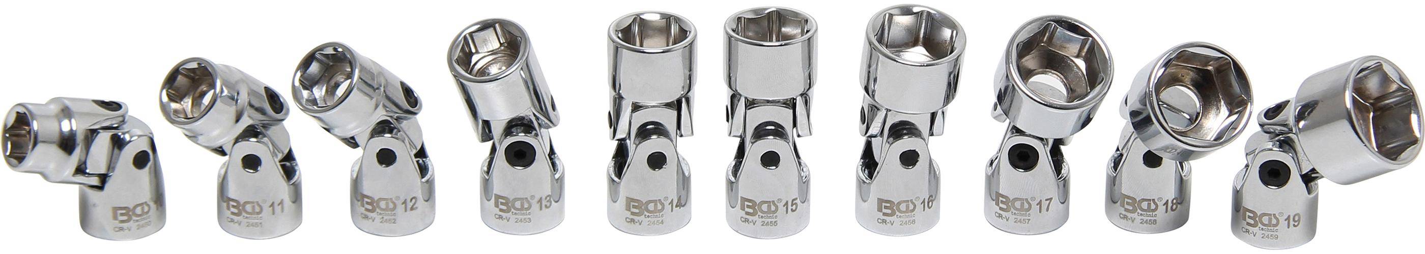 BGS Kardangelenk-Einsatz-Satz Sechskant | Antrieb Innenvierkant 10 mm