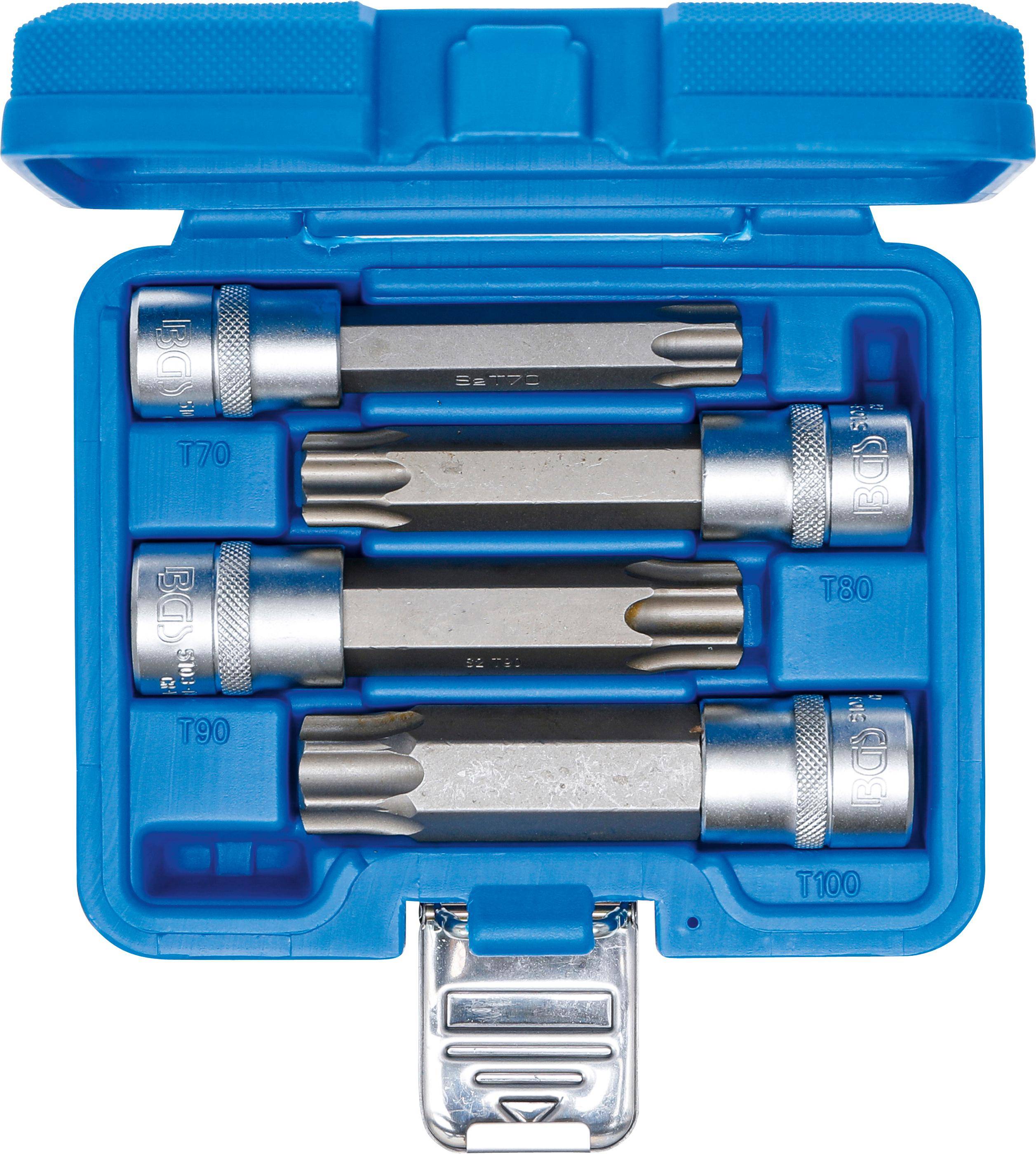 BGS Bit-Einsatz-Satz | Antrieb Innenvierkant 12,5 mm (1/2") |