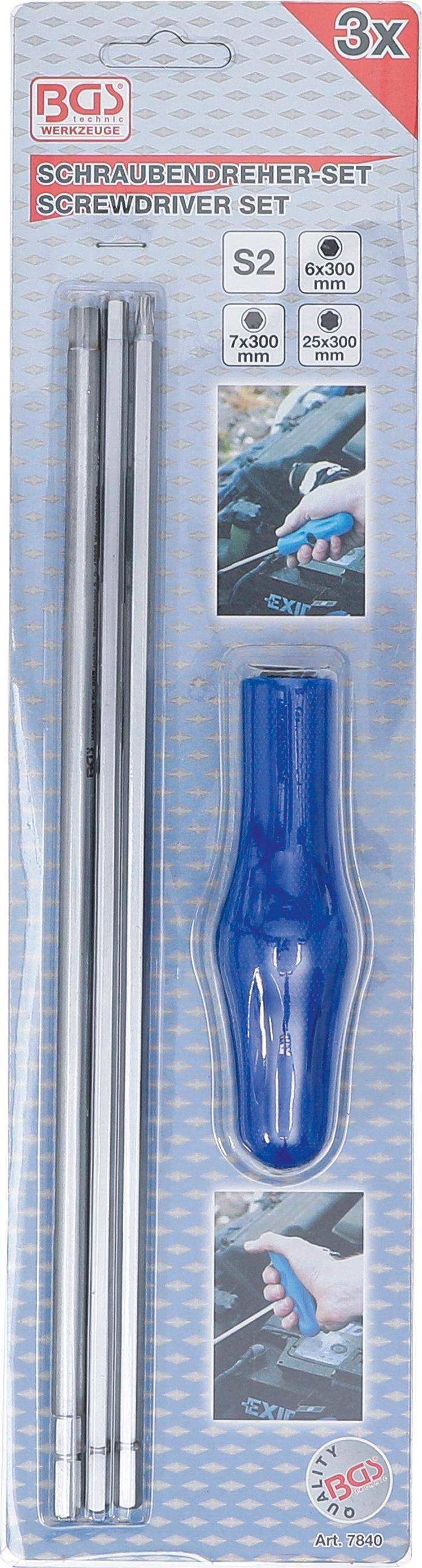 BGS technic Spezial-Schraubendreher-Satz | T-Profil (fr Torx) |