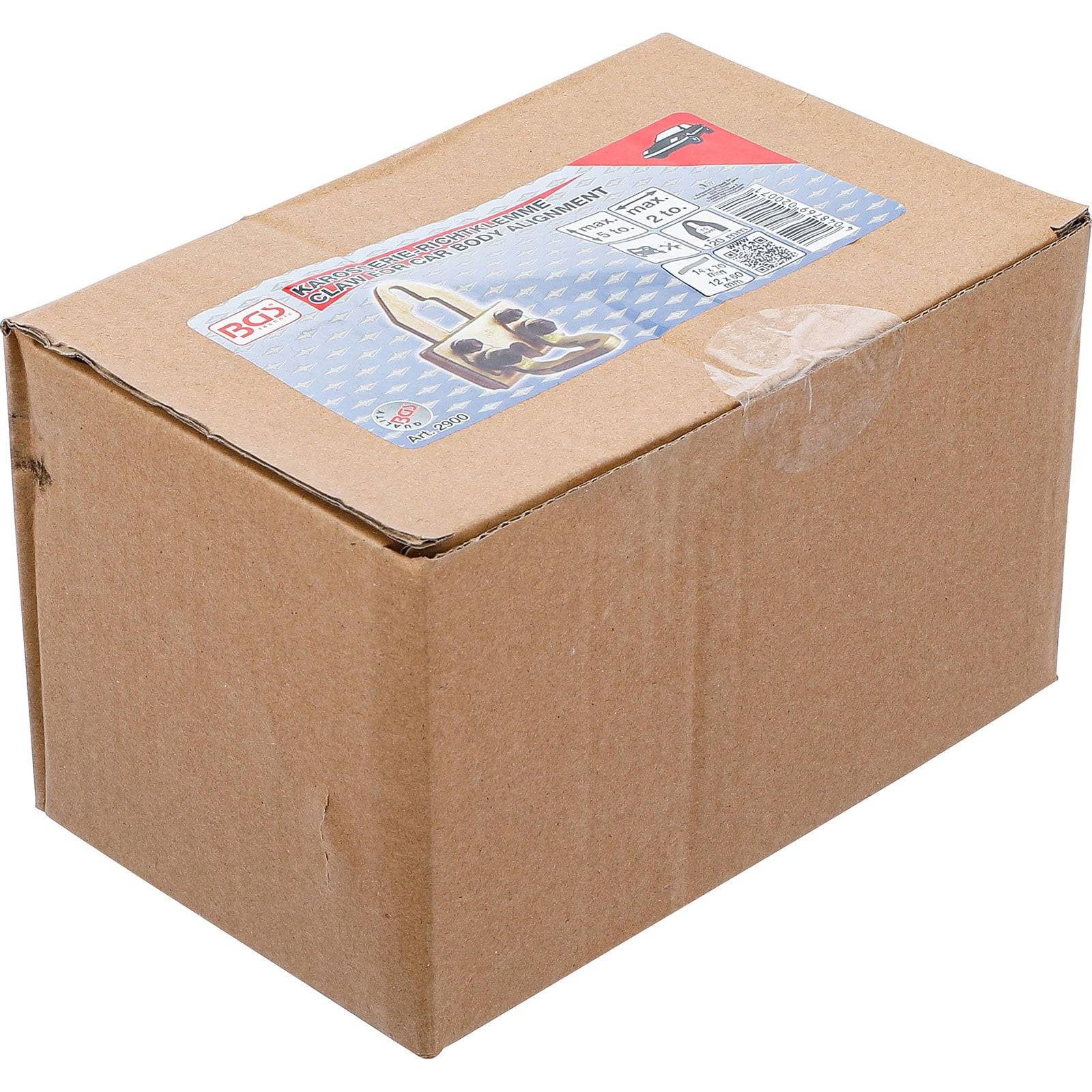 Eine Pappschachtel mit einem teilweise sichtbaren Etikett auf der Oberseite, das Text und Grafiken zeigt und darauf hinweist, dass sie ein Produkt einer Luftfiltemarke enthält.