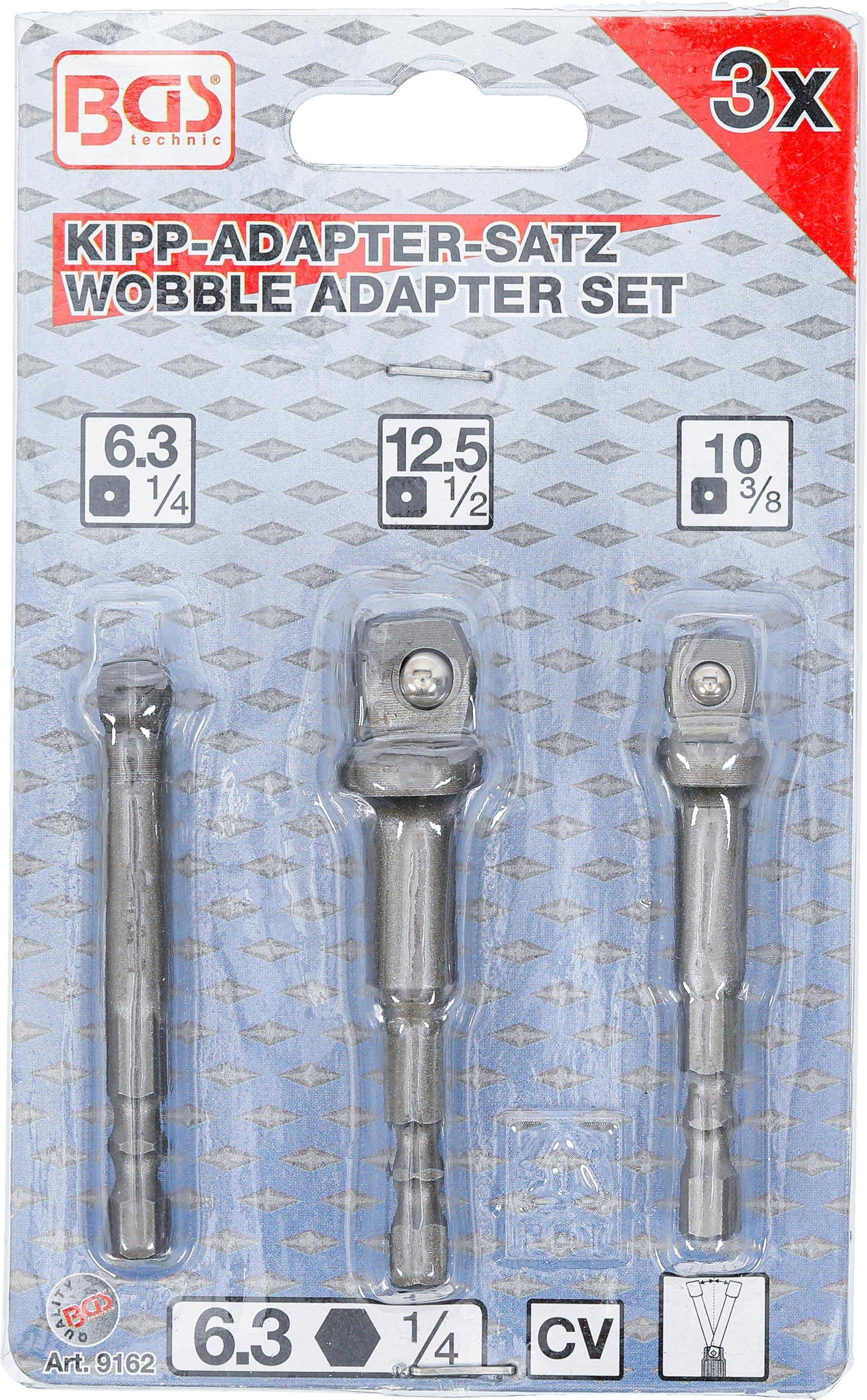 BGS Bohrmaschinen-Kippadapter-Satz | Antrieb Auensechskant 6,3 mm