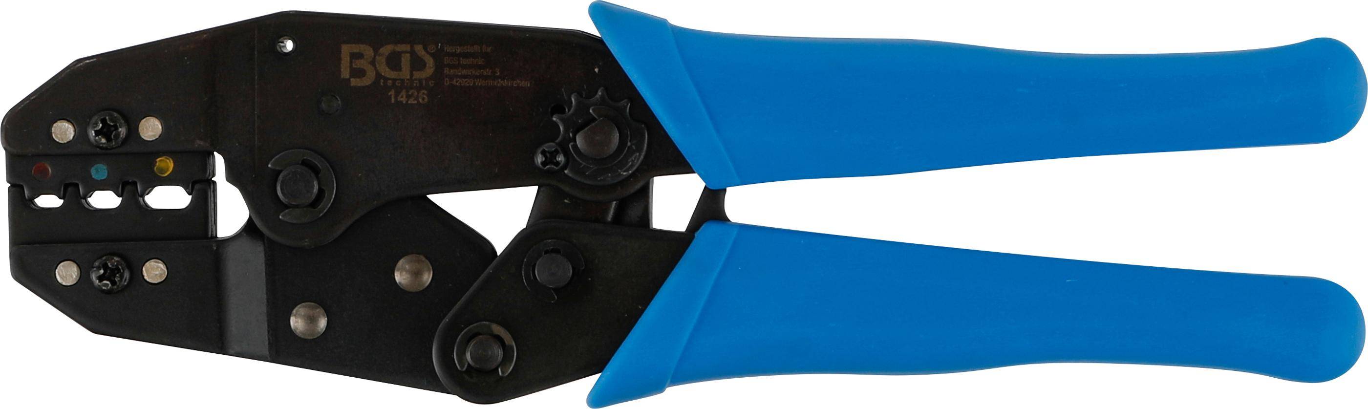 BGS Kabelschuhzange mit Ratschenfunktion | für isolierte
