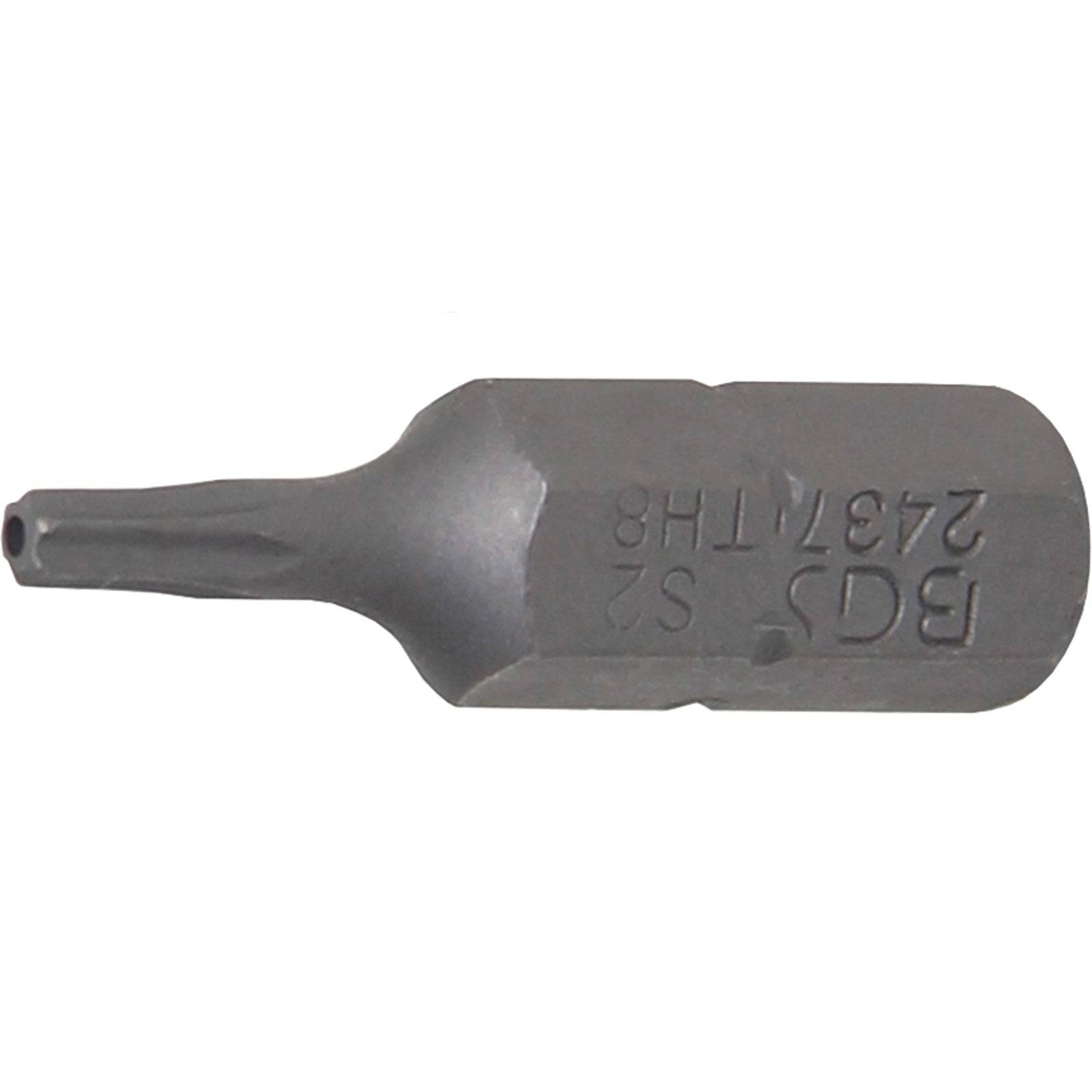 Ein Metallwerkzeugbit mit der Gravur „BGS S2 2434TH8