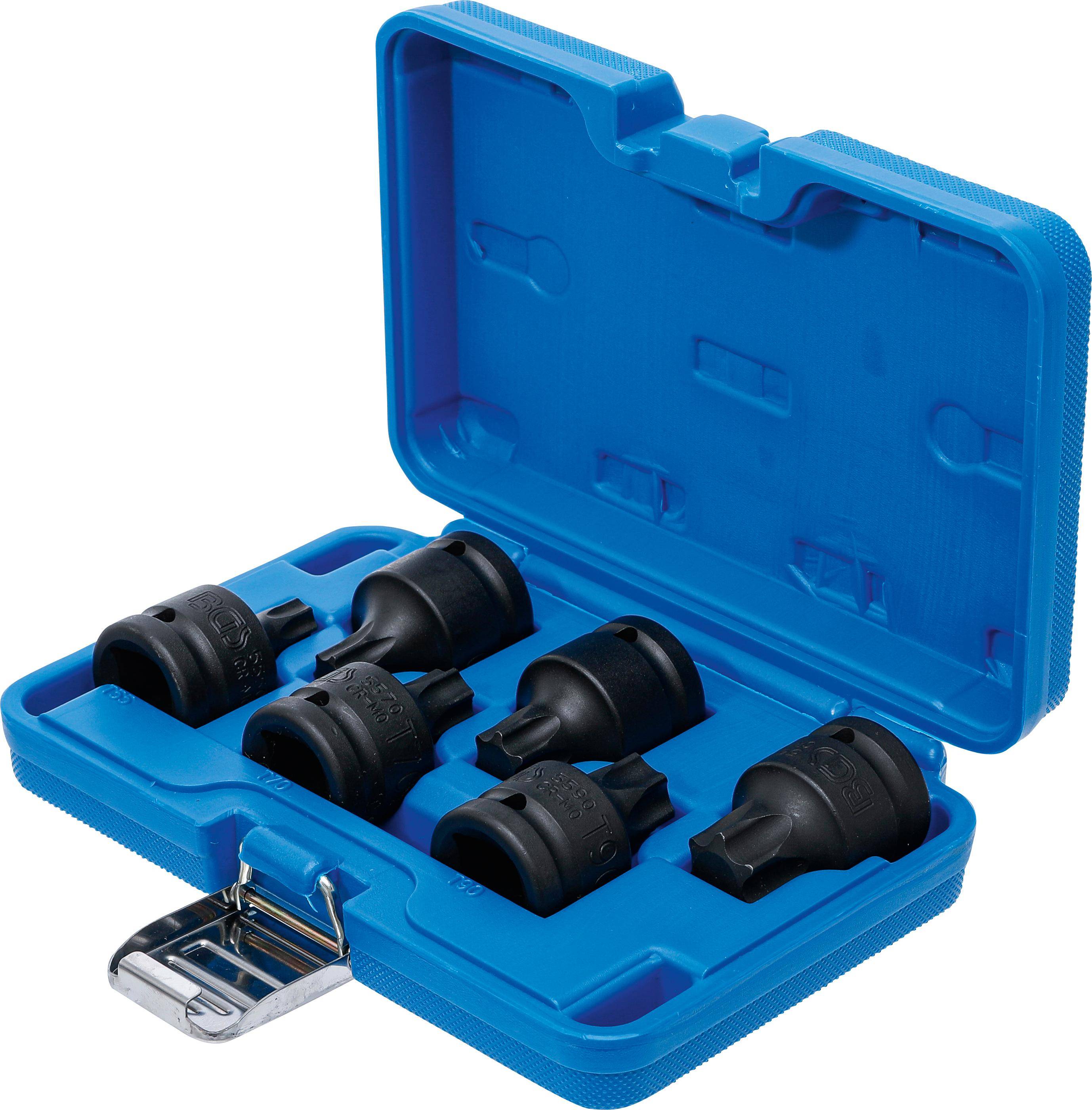 BGS Kraft-Bit-Einsatz-Satz | Antrieb Innenvierkant 20 mm (3/4") |