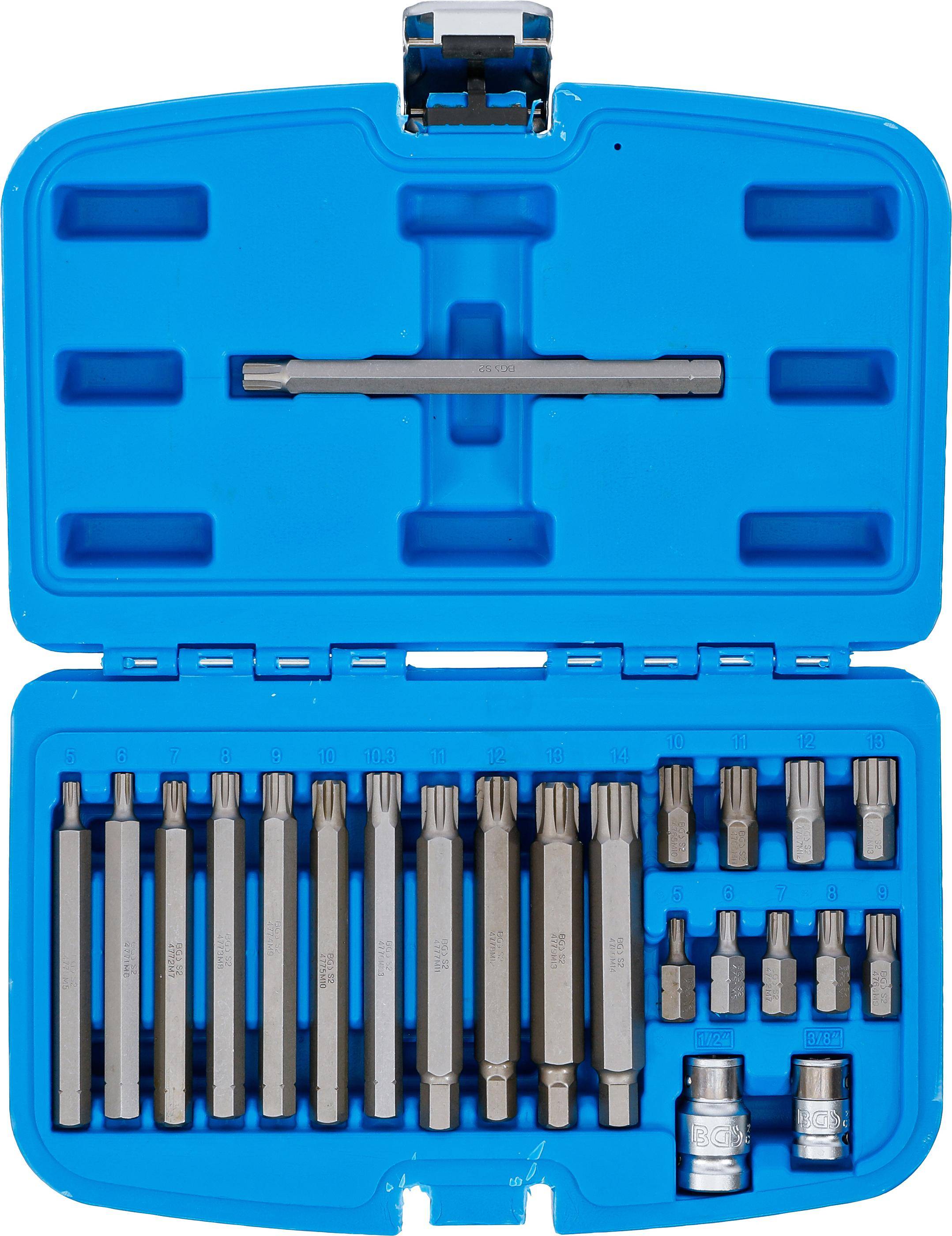 BGS technic Bit-Satz | Antrieb Auensechskant 10 mm (3/8") |
