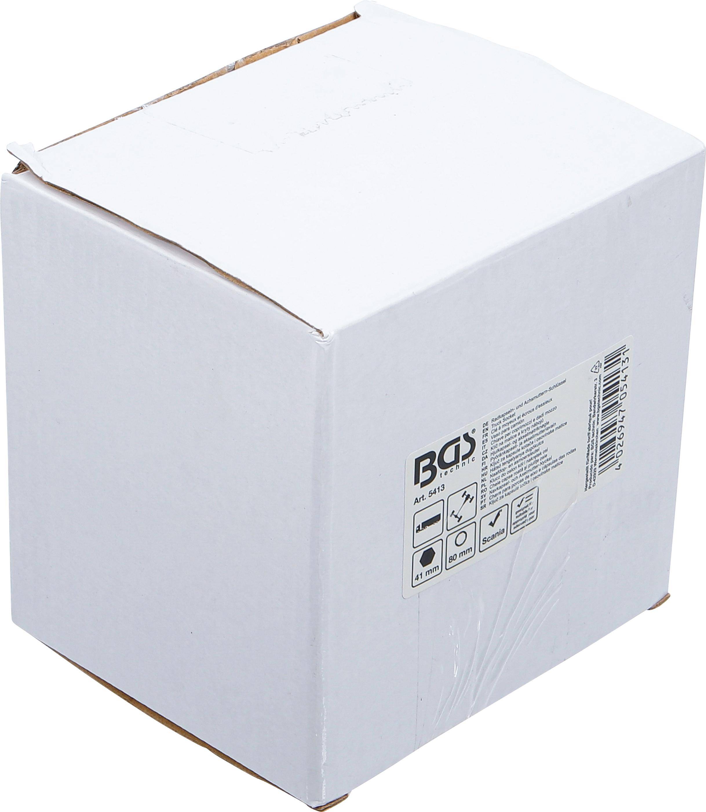 BGS technic Radkapseln- und Achsmuttern-Schlssel | 8-kant | 80 mm |