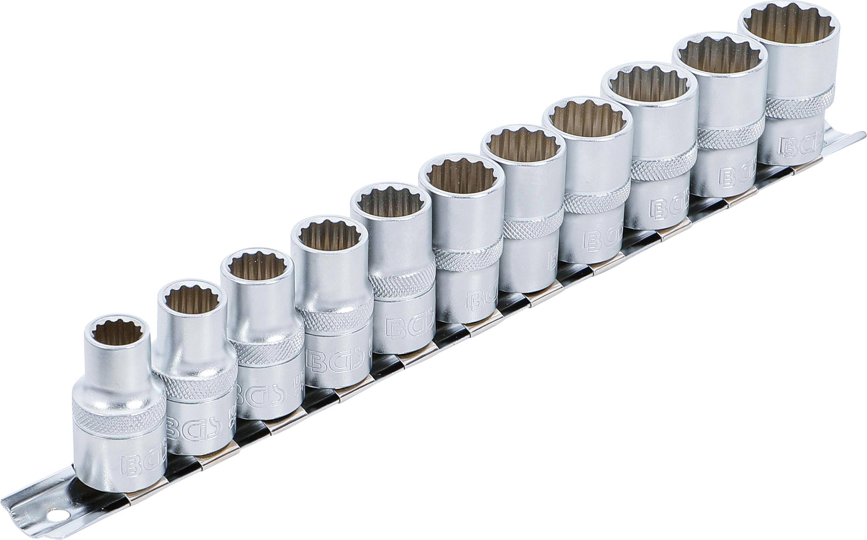 BGS Steckschlssel-Einsatz-Satz, Zwlfkant | Antrieb Innenvierkant 12,5