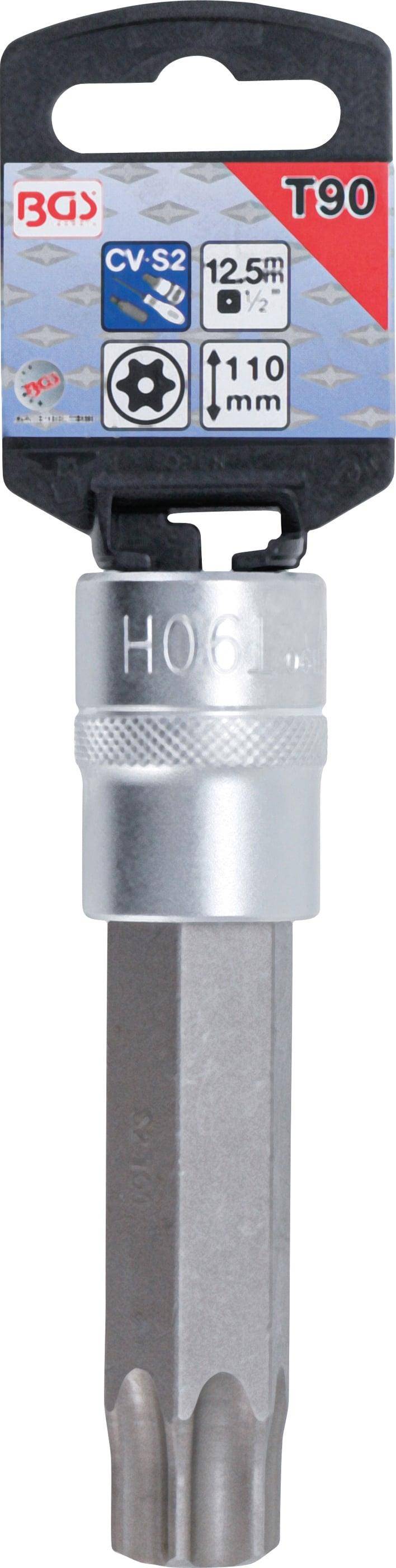 BGS technic Bit-Einsatz | Lnge 110 mm | Antrieb Innenvierkant 12,5 mm
