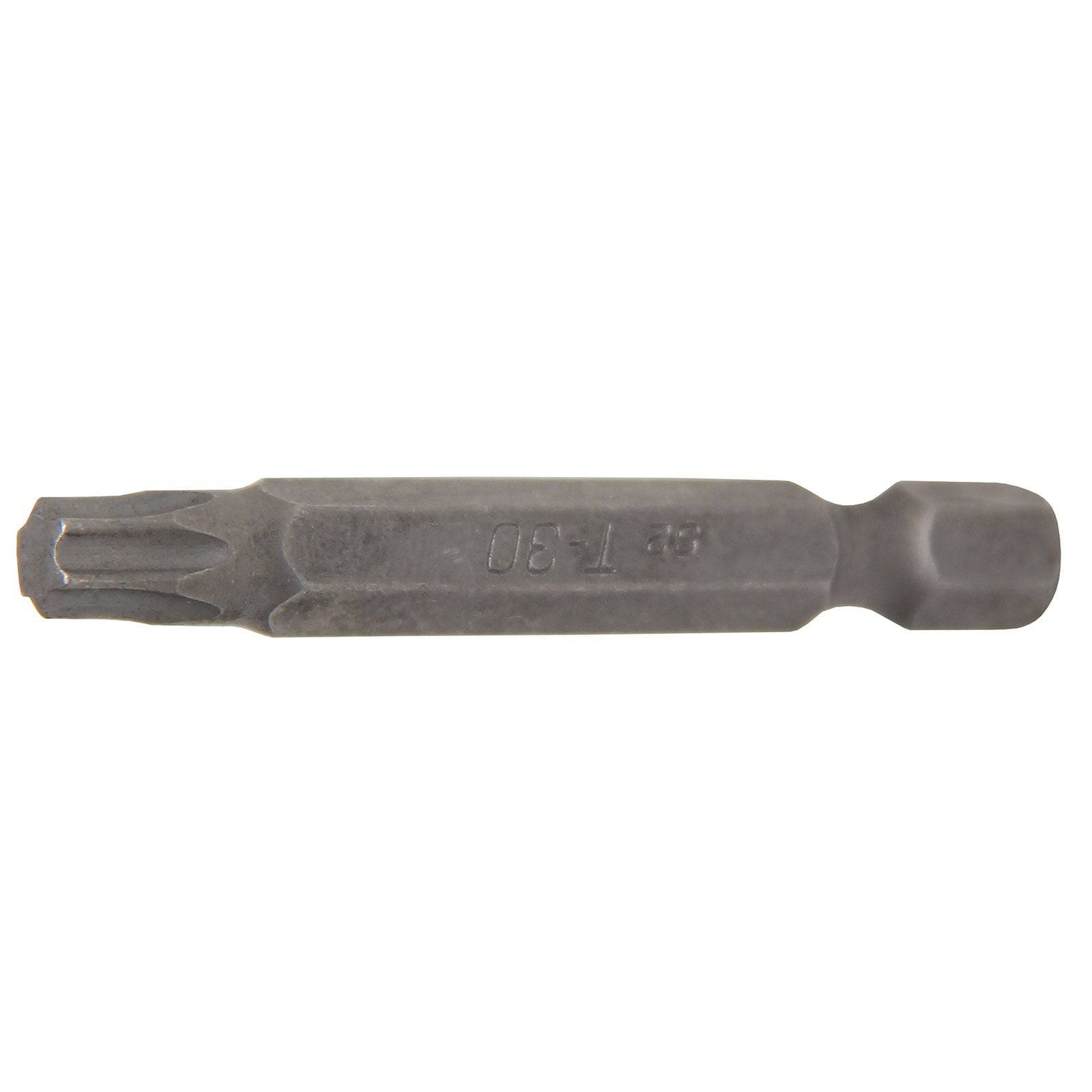 Ein sechseckiger Schraubendreher-Einsatz, der für eine T40 Torx-Schraube konzipiert ist.