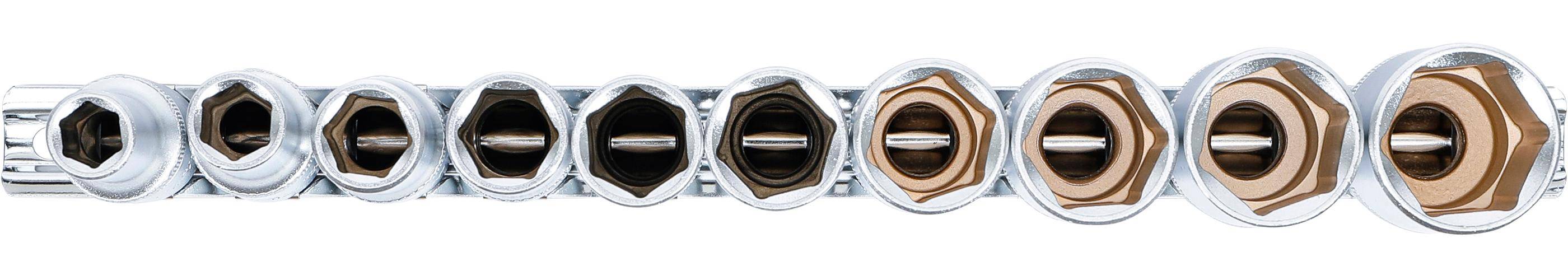 BGS Steckschlssel-Einsatz-Satz Sechskant, tief | Antrieb