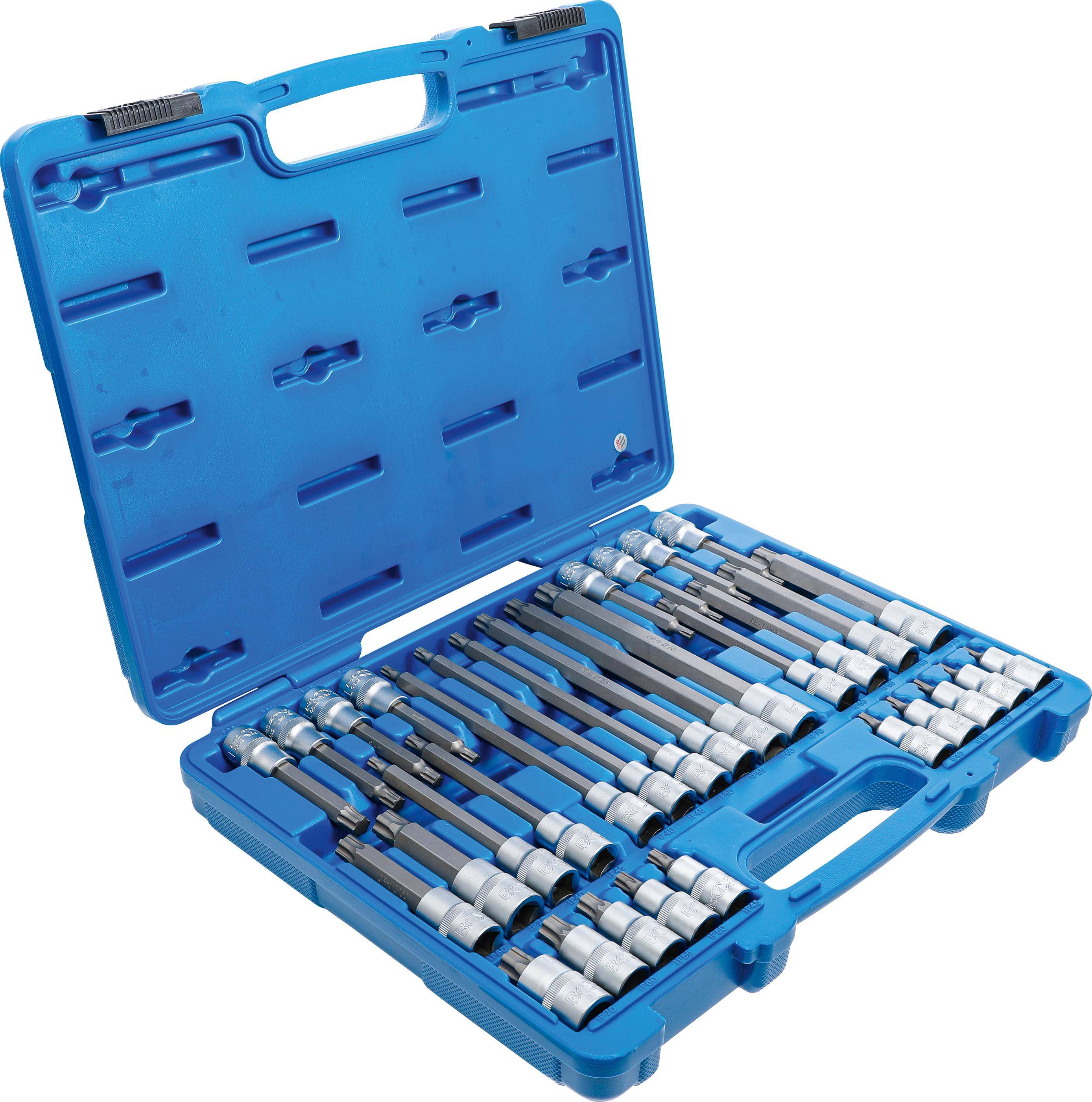 BGS technic Bit-Einsatz-Satz | Antrieb Innenvierkant 12,5 mm (1/2") |