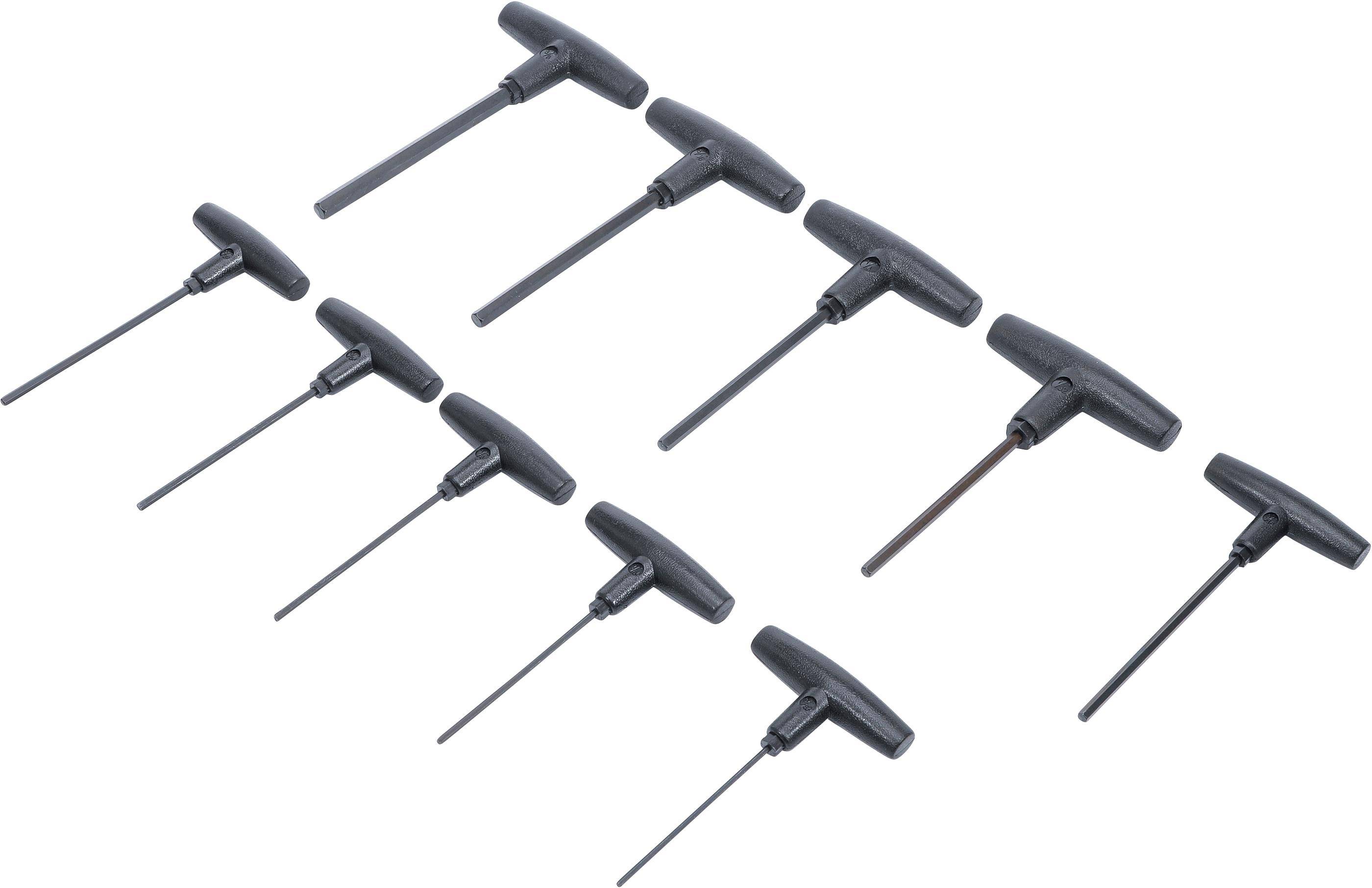 BGS Diy Schraubendreher-Satz mit T-Griff | Zollmaße | Innensechskant