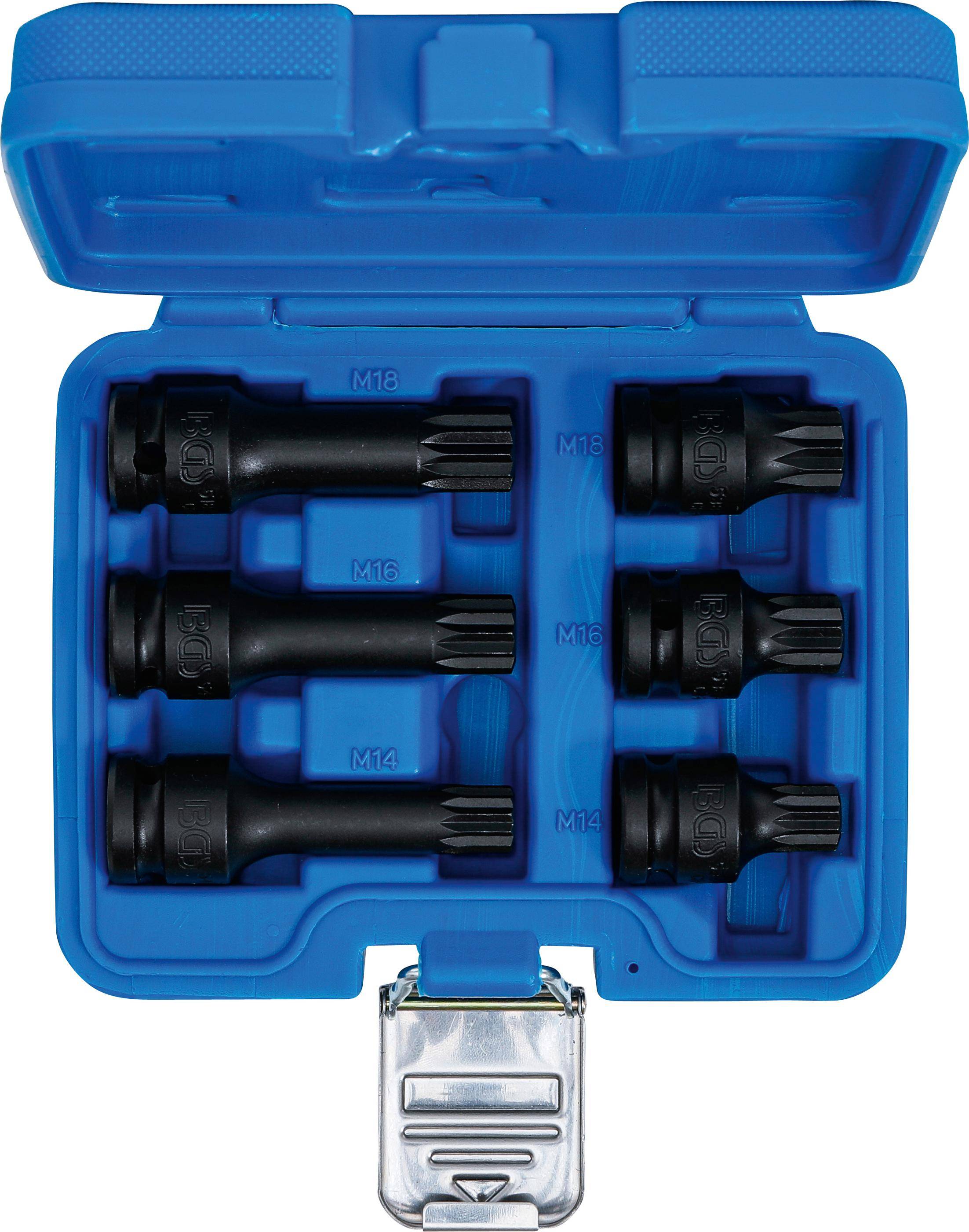 BGS Kraft-Bit-Einsatz-Satz | Antrieb Innenvierkant 12,5 mm (1/2") |