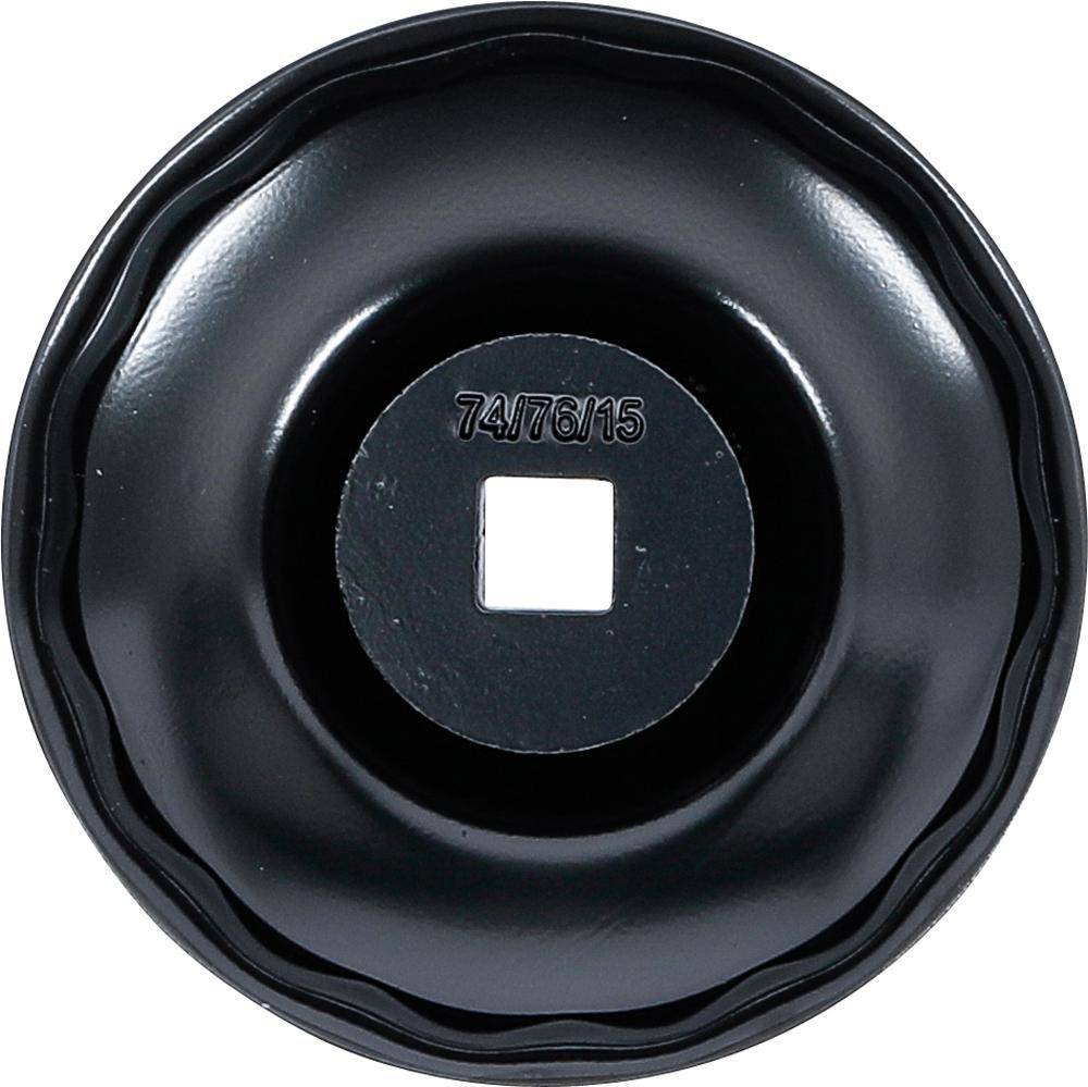 BGS lfilterschlssel | 15-kant | 74 - 76 mm | fr Audi, Ford,