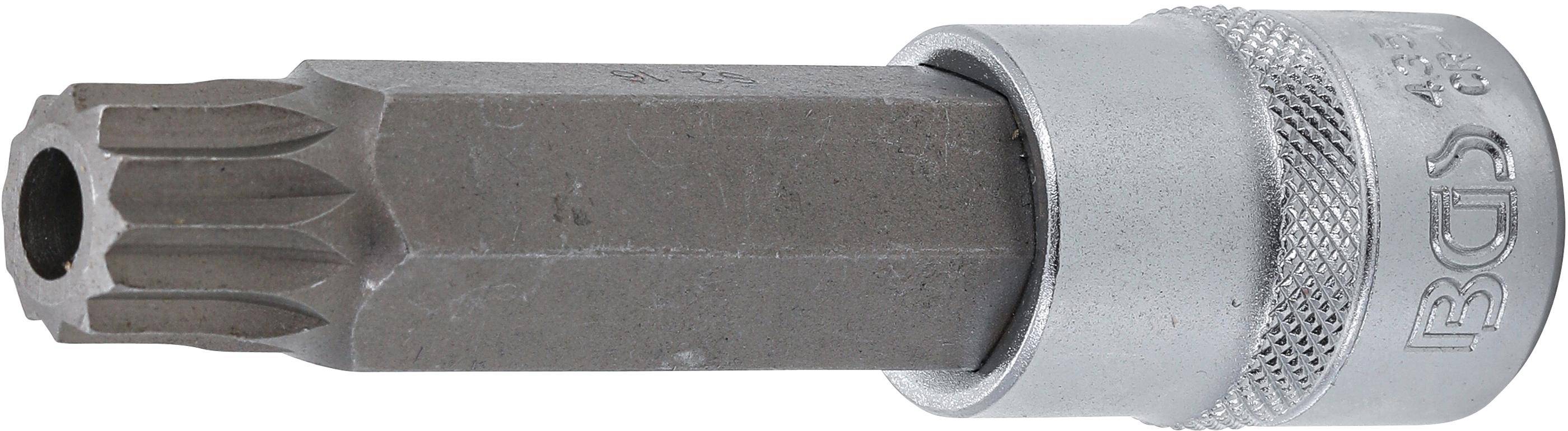BGS technic Bit-Einsatz | Lnge 100 mm | Antrieb Innenvierkant 12,5 mm
