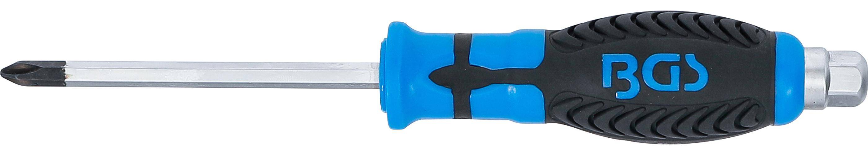 BGS Schraubendreher, Klinge mit Sechskant-Profil | Kreuzschlitz PH2 |