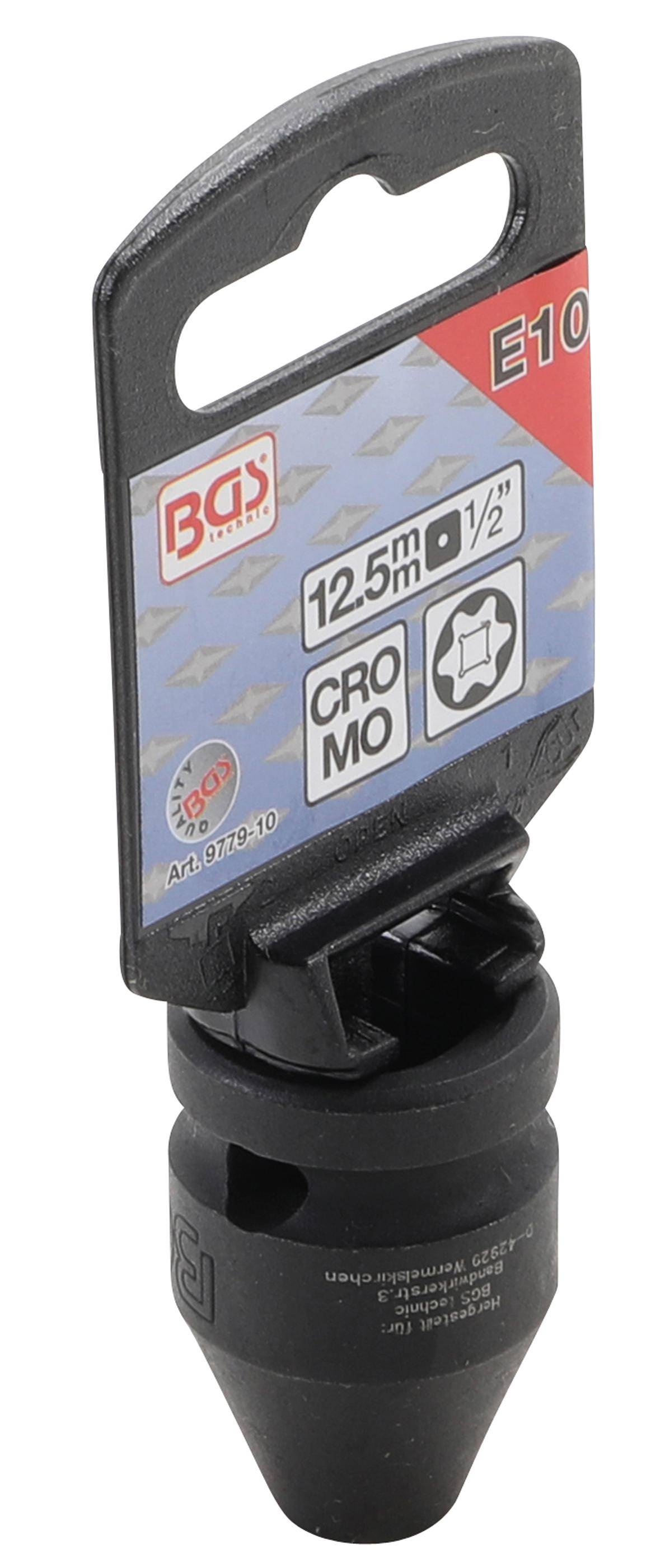 BGS Kraft-Steckschlssel-Einsatz E-Profil | Antrieb Innenvierkant 12,5