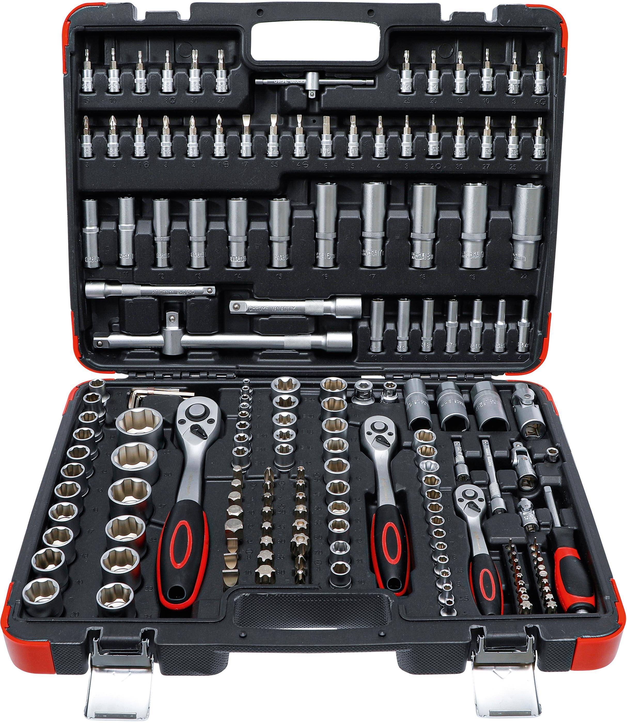 BGS technic Steckschlssel-Satz | Antrieb 6,3 mm (1/4") / 10 mm (3/8")
