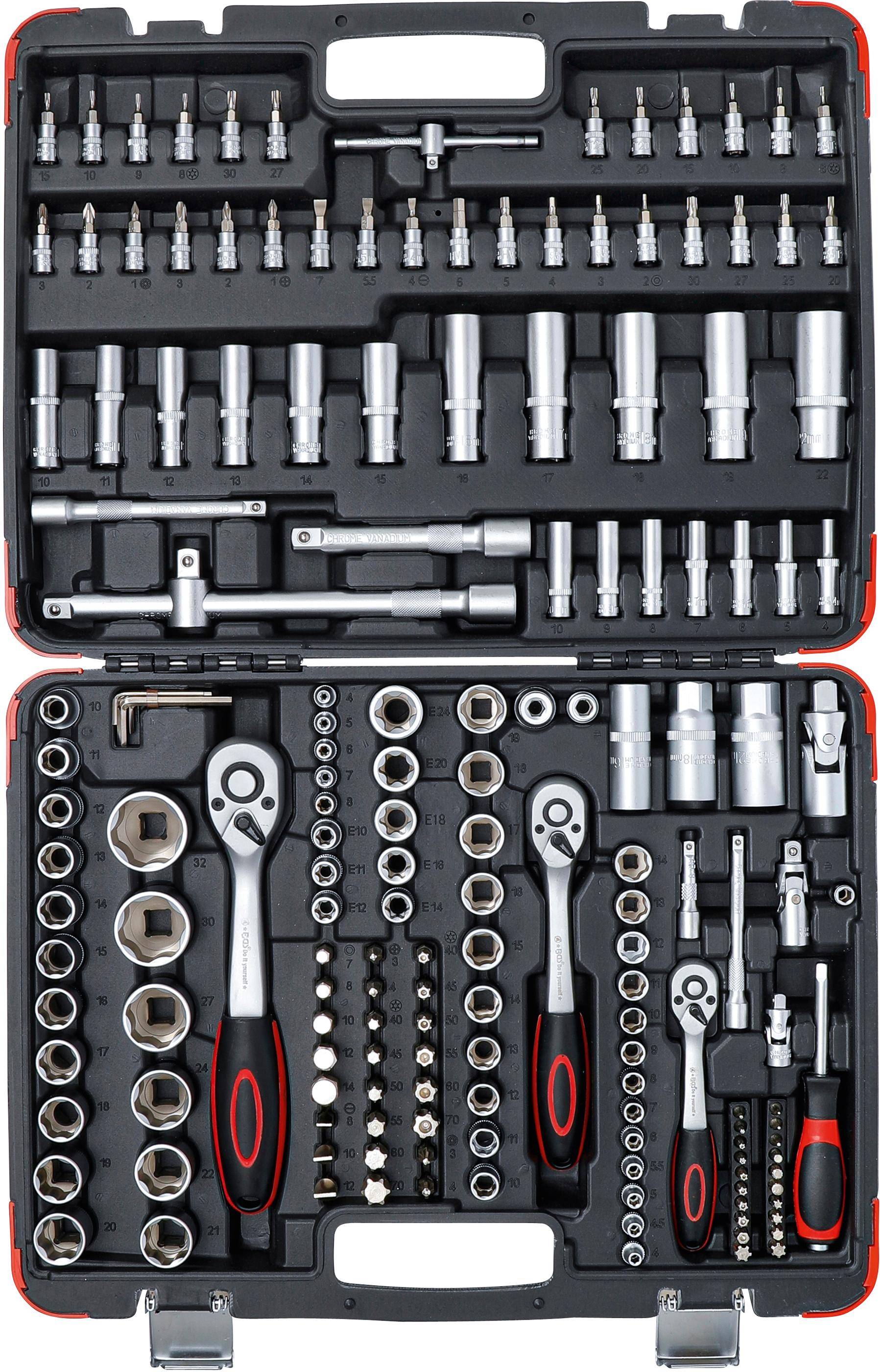 BGS technic Steckschlssel-Satz | Antrieb 6,3 mm (1/4") / 10 mm (3/8")