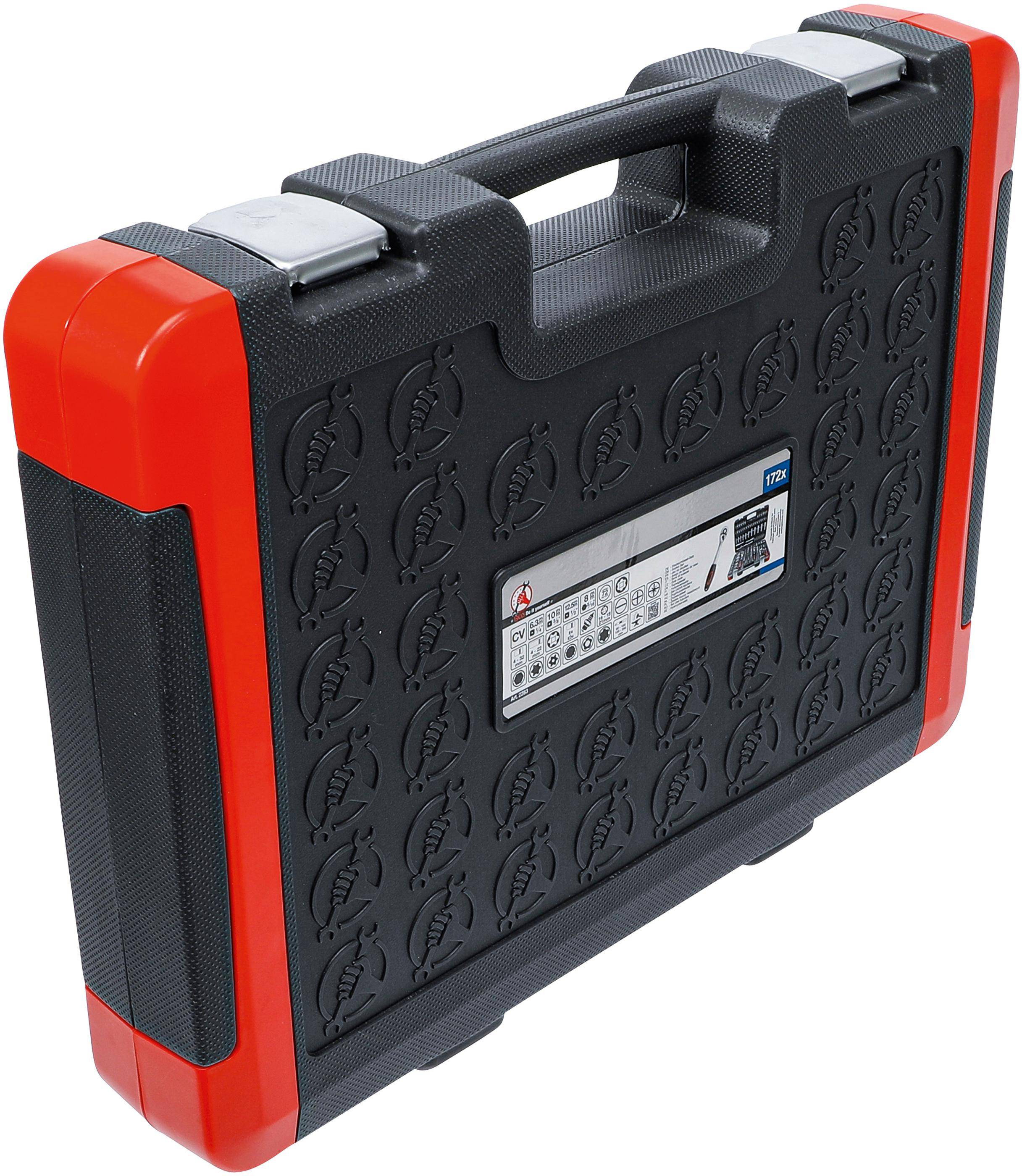 BGS Do It Yourself Steckschlssel-Satz | Antrieb 6,3 mm (1/4") / 10 mm