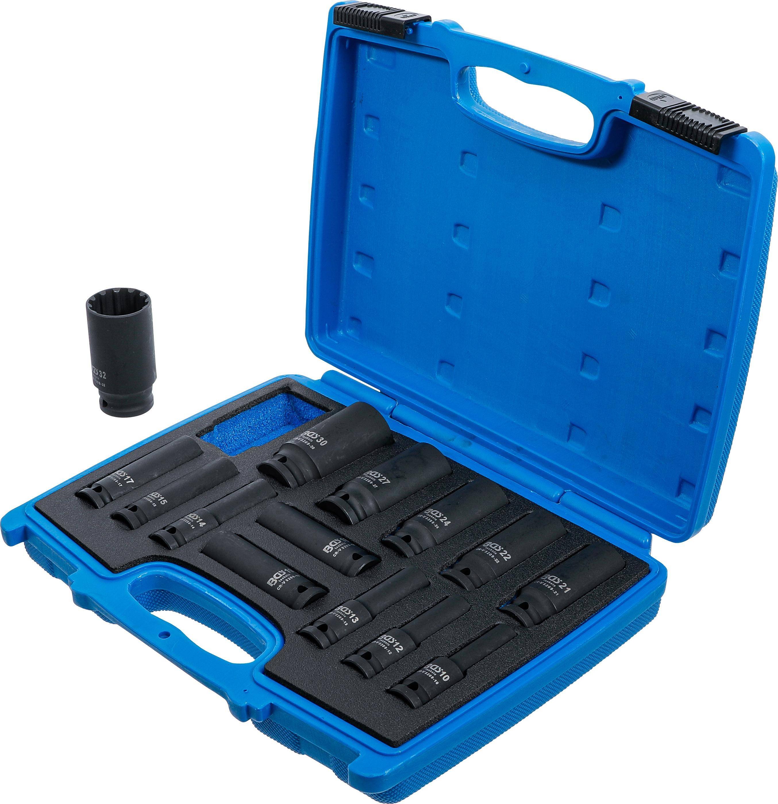 BGS Kraft-Steckschlssel-Einsatz-Satz Gear Lock | Antrieb