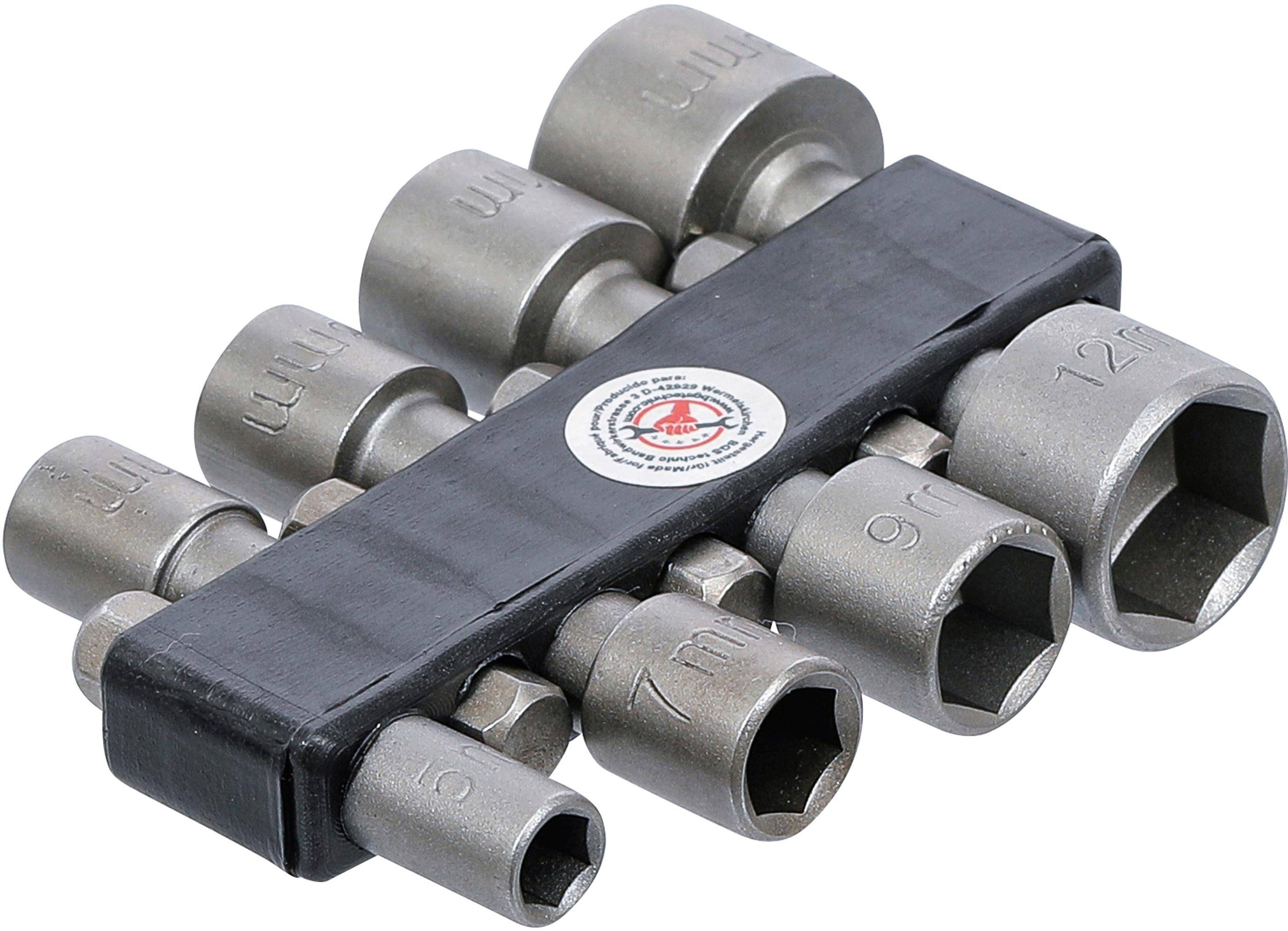 BGS technic Steckschlssel-Bit-Satz | Antrieb Auensechskant 6,3 mm