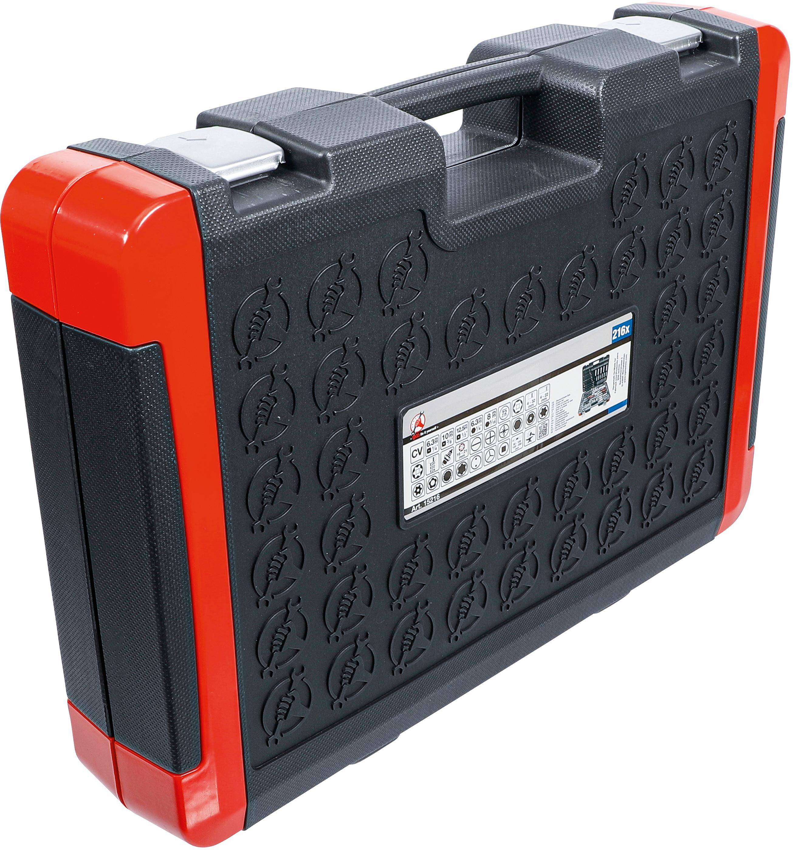 BGS Do It Yourself Steckschlüssel-Satz | Antrieb 6,3 mm (1/4") / 10