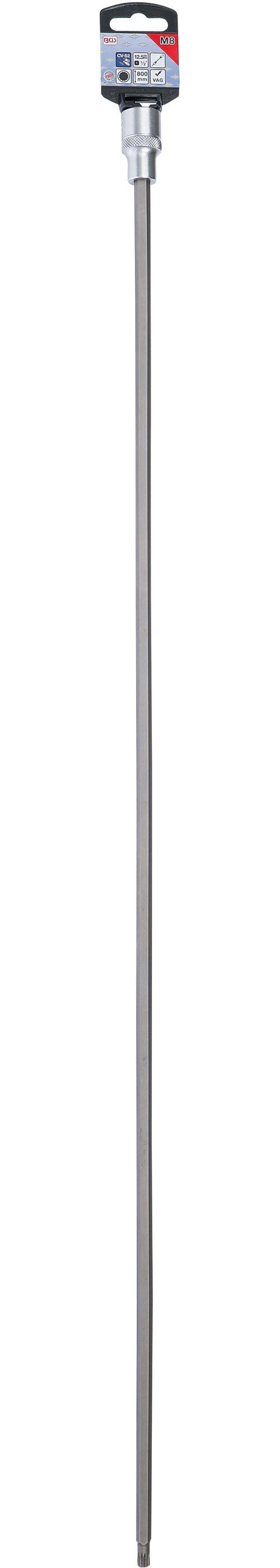 BGS Bit-Einsatz | Länge 800 mm | Antrieb Innenvierkant 12,5 mm (1/2")