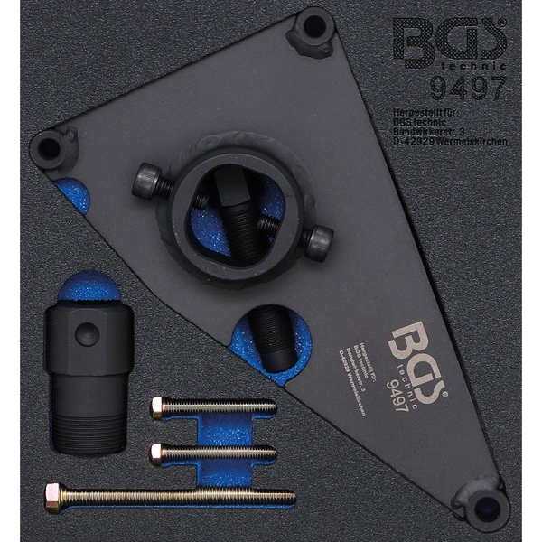 BGS Werkstattwageneinlage 1/6: Hochdruckpumpen-Kettenrad-Abzieher für Hyundai / Kia - 9497 BGS Werkstattwageneinlage 1/6: Hochdruckpumpen-Kettenrad-Abzieher für Hyundai / Kia - 9497