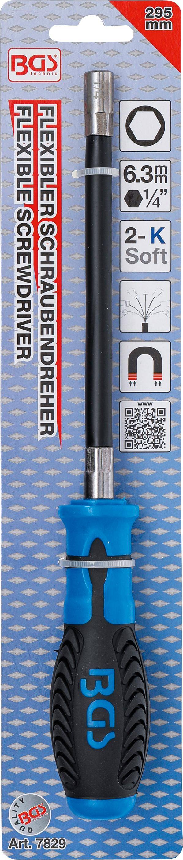 BGS technic Bit-Schraubendreher fr Bits mit flexiblem Schaft |